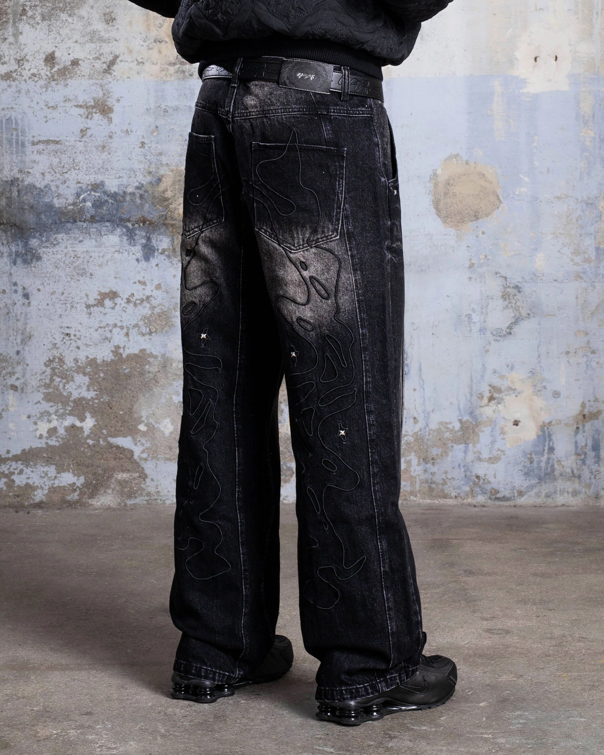 DENIM JEAN "ABYSSAL" - NOIR - Image 2