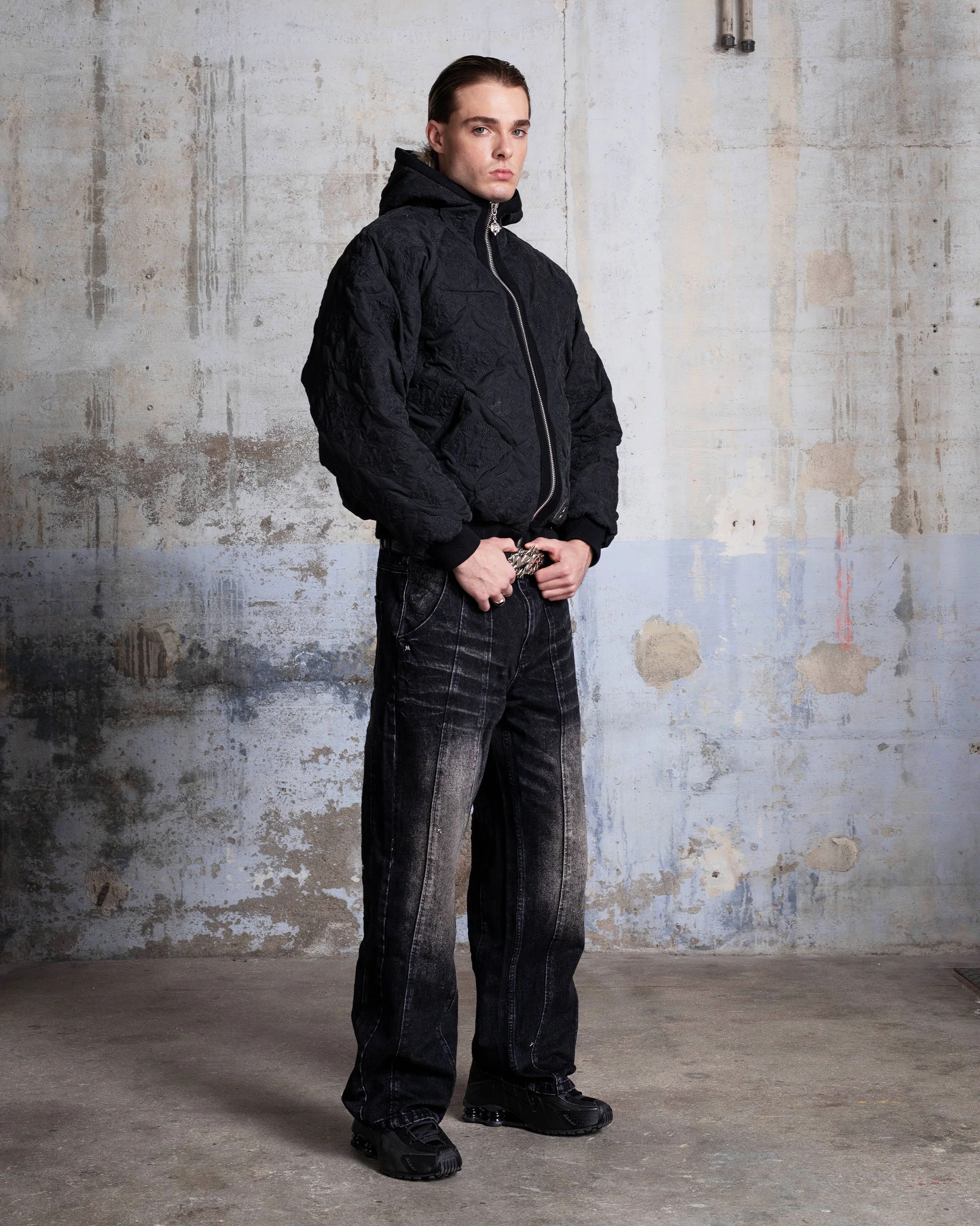 DENIM JEAN "ABYSSAL" - NOIR - Image 3