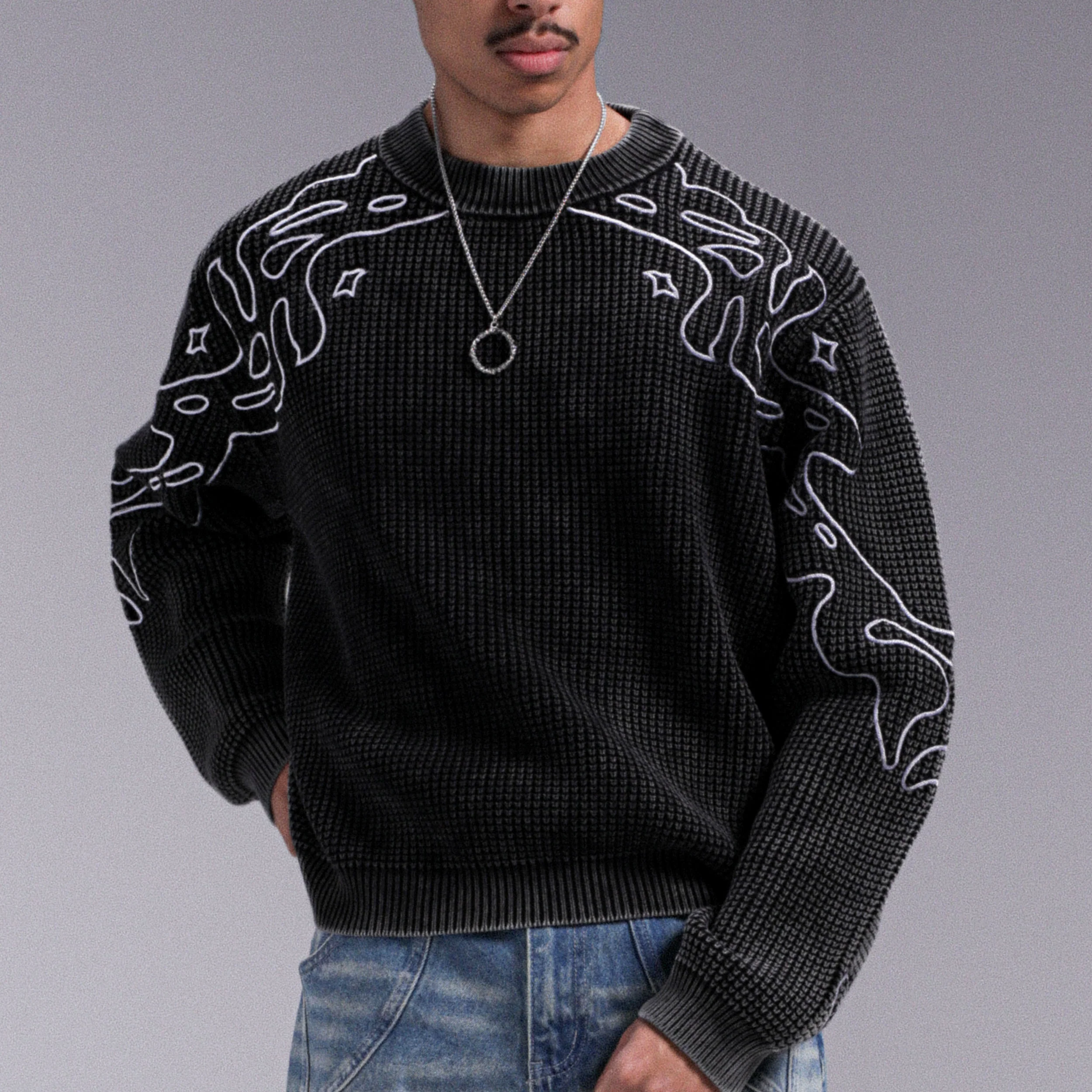 KNIT "ABYSSAL"  - Noir - Image 5