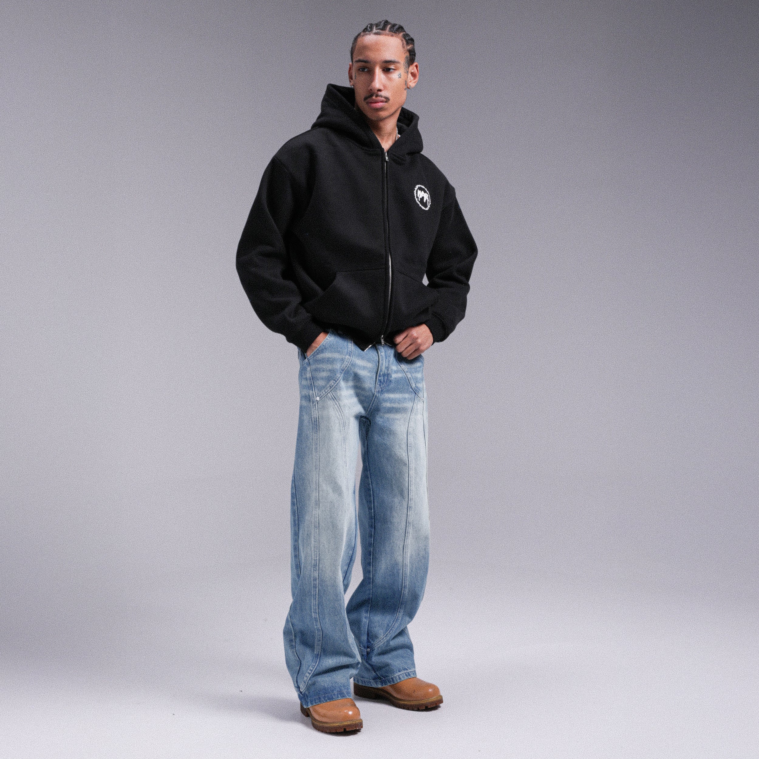 PANTALON DENIM "ARCH" WEYZ - Bleu clair - Image 3