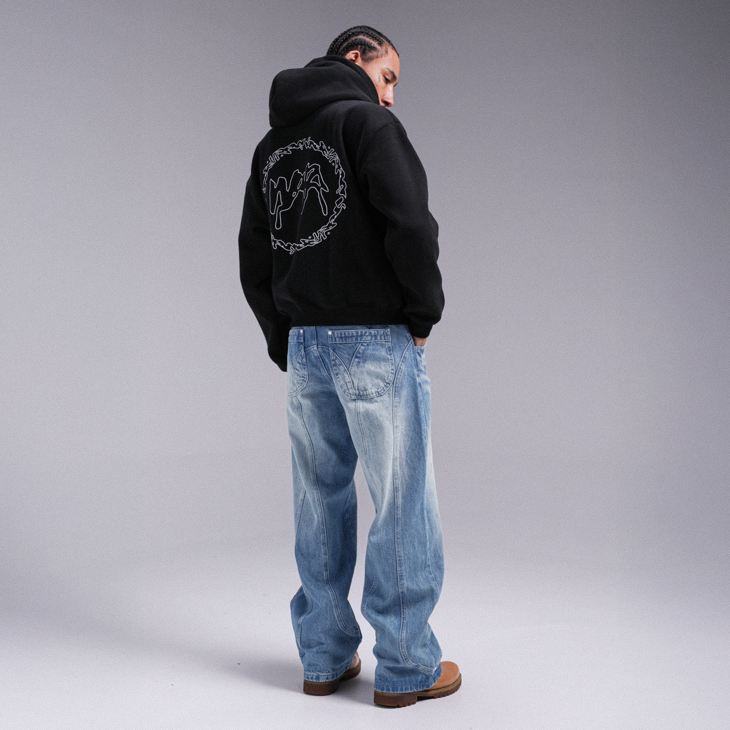 PANTALON DENIM "ARCH" WEYZ - Bleu clair - Image 4