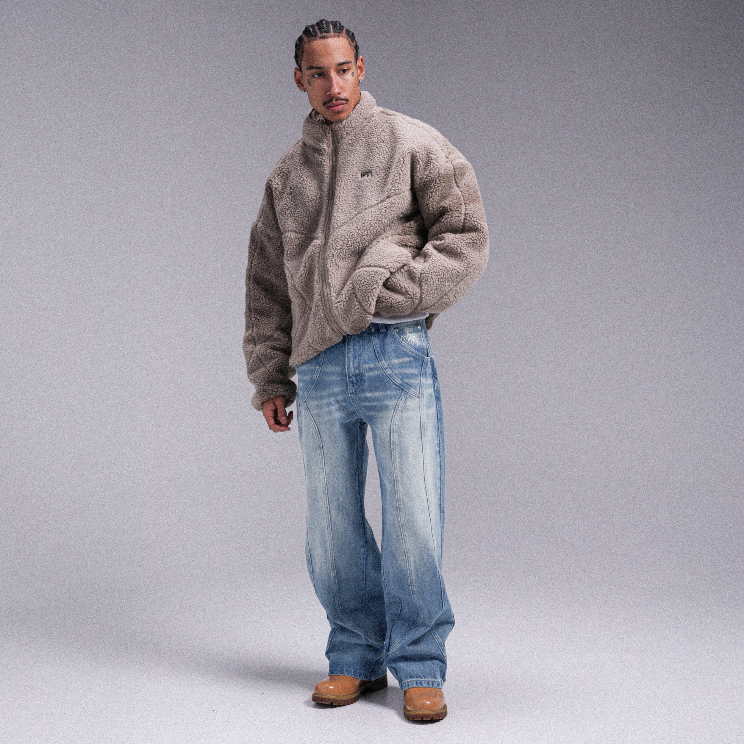 PANTALON DENIM "ARCH" WEYZ - Bleu clair - Image 6