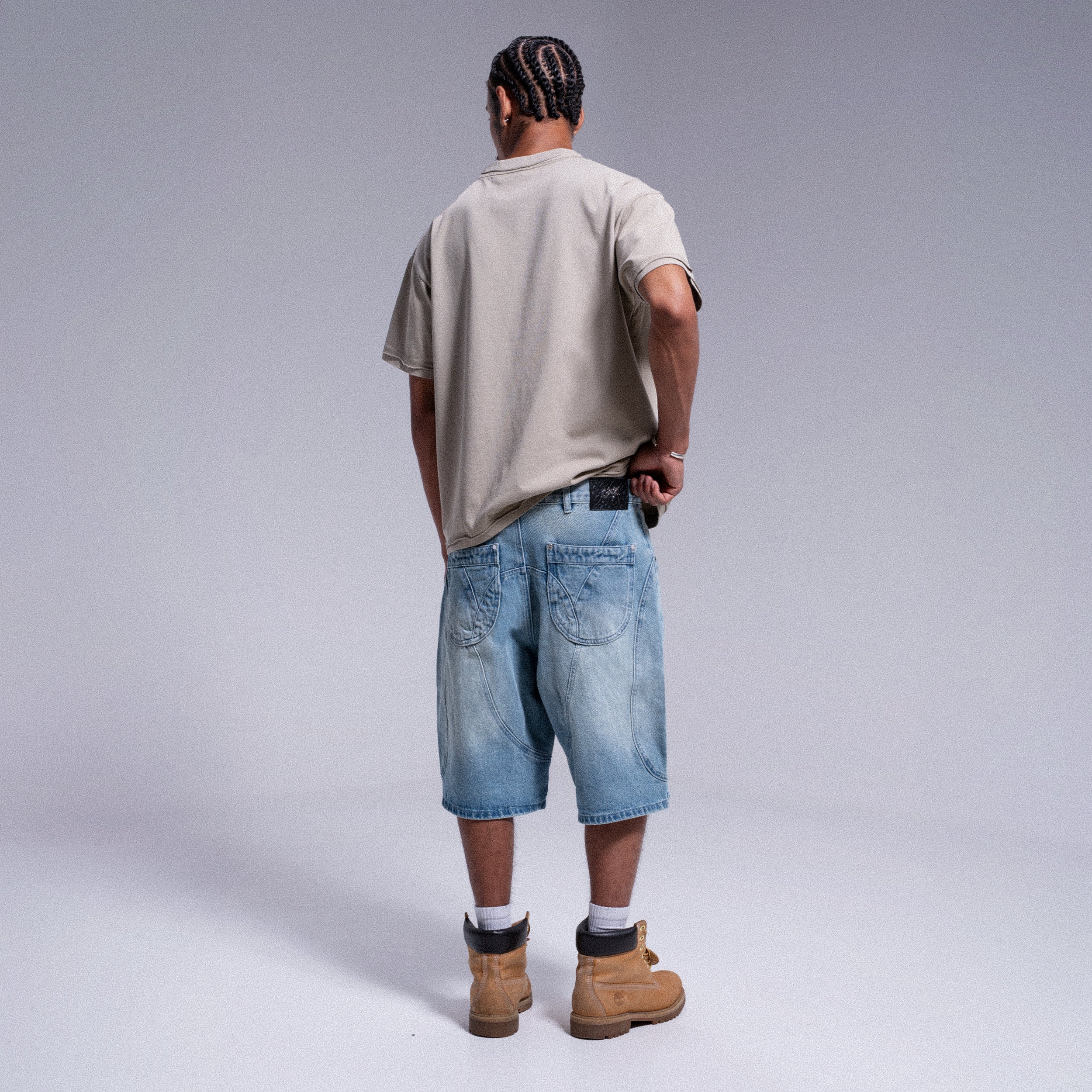 SHORT "ARCH" DENIM WEYZ - BLEU DÉLAVÉ - Image 5