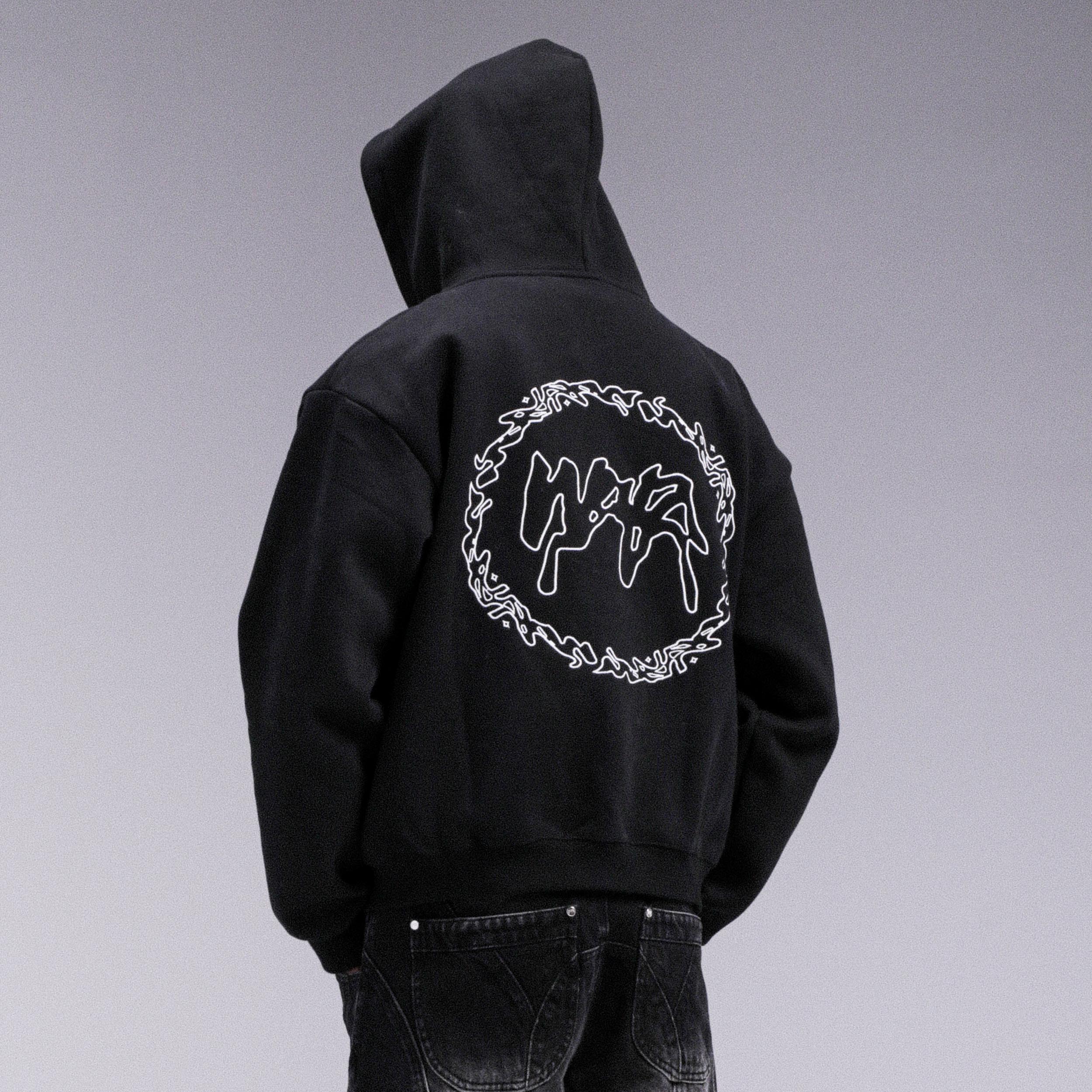 Gilet "CROWN" Double Zip - Noir - Image 5