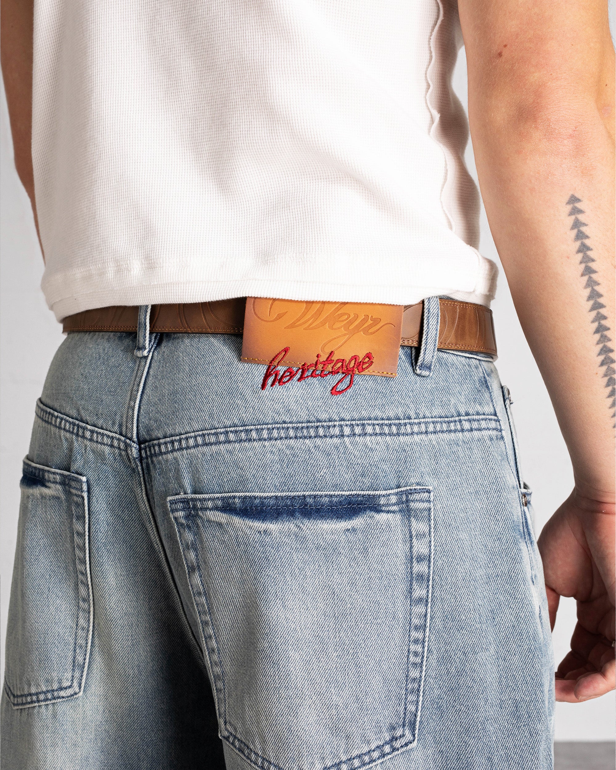 Pantalon Denim "HERITAGE" - Bleu délavé - Image 5