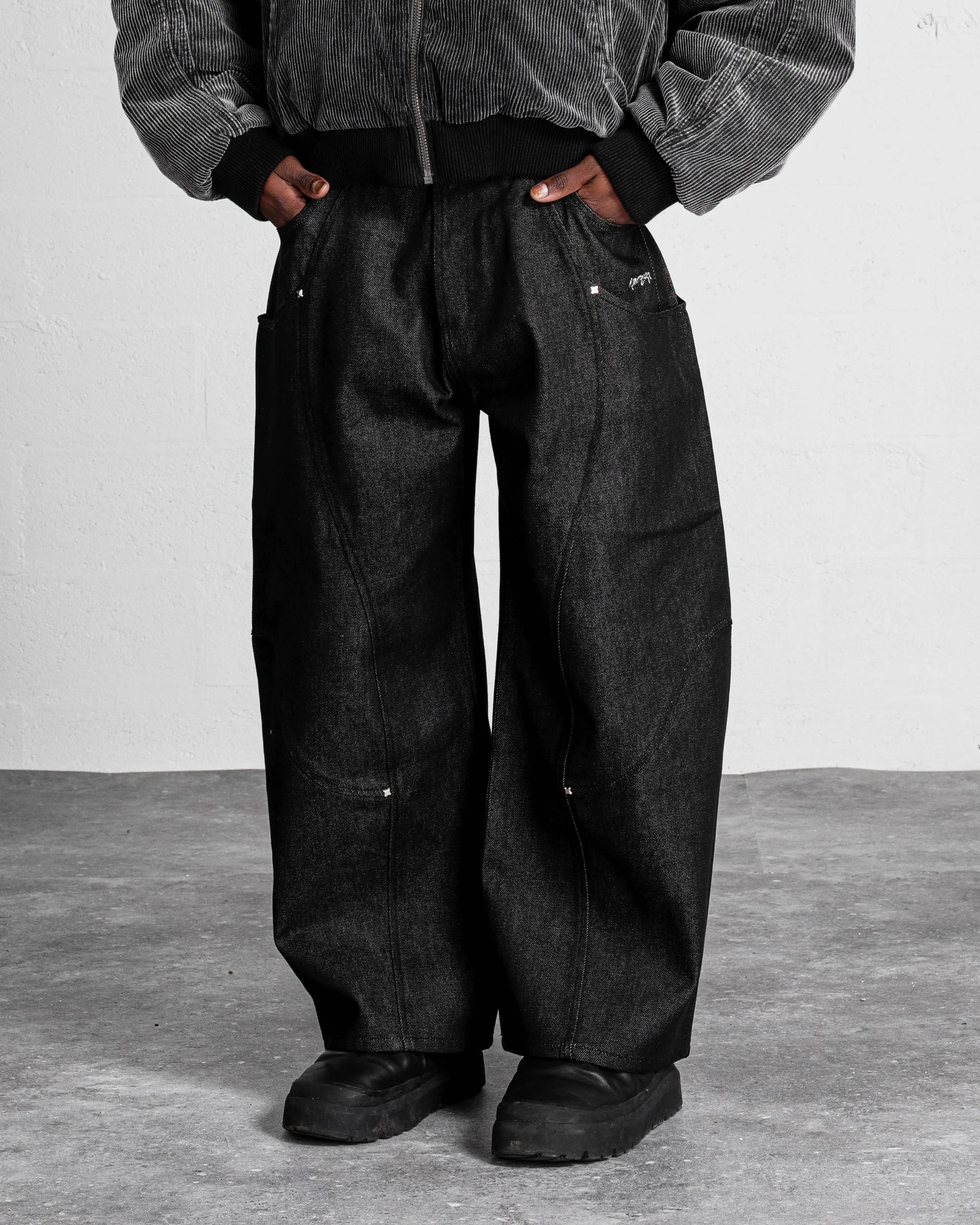 JEAN "RIFT" DENIM BRUT - NOIR - Image 3