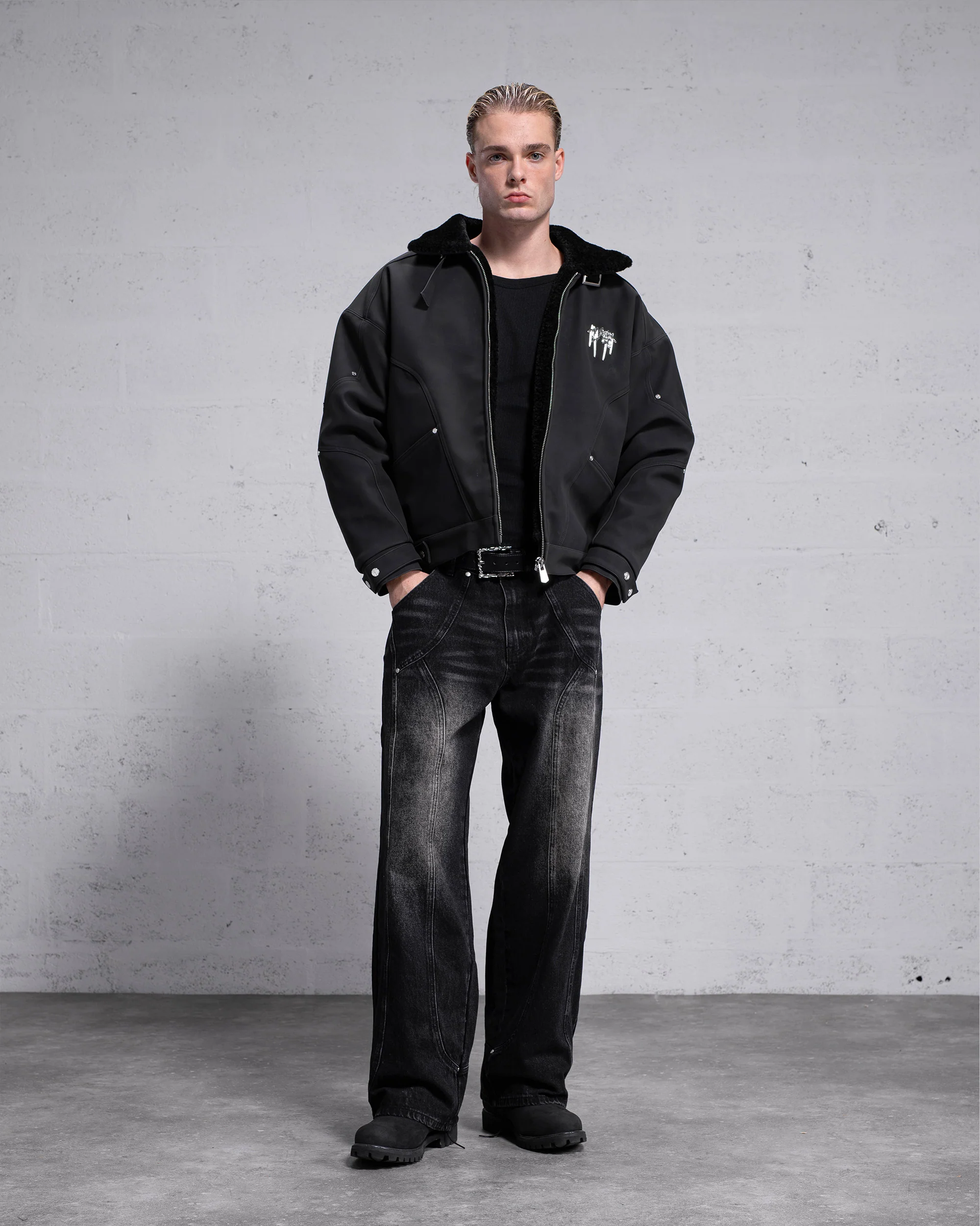 Veste Sherpa Eagle - Noir - Image 3