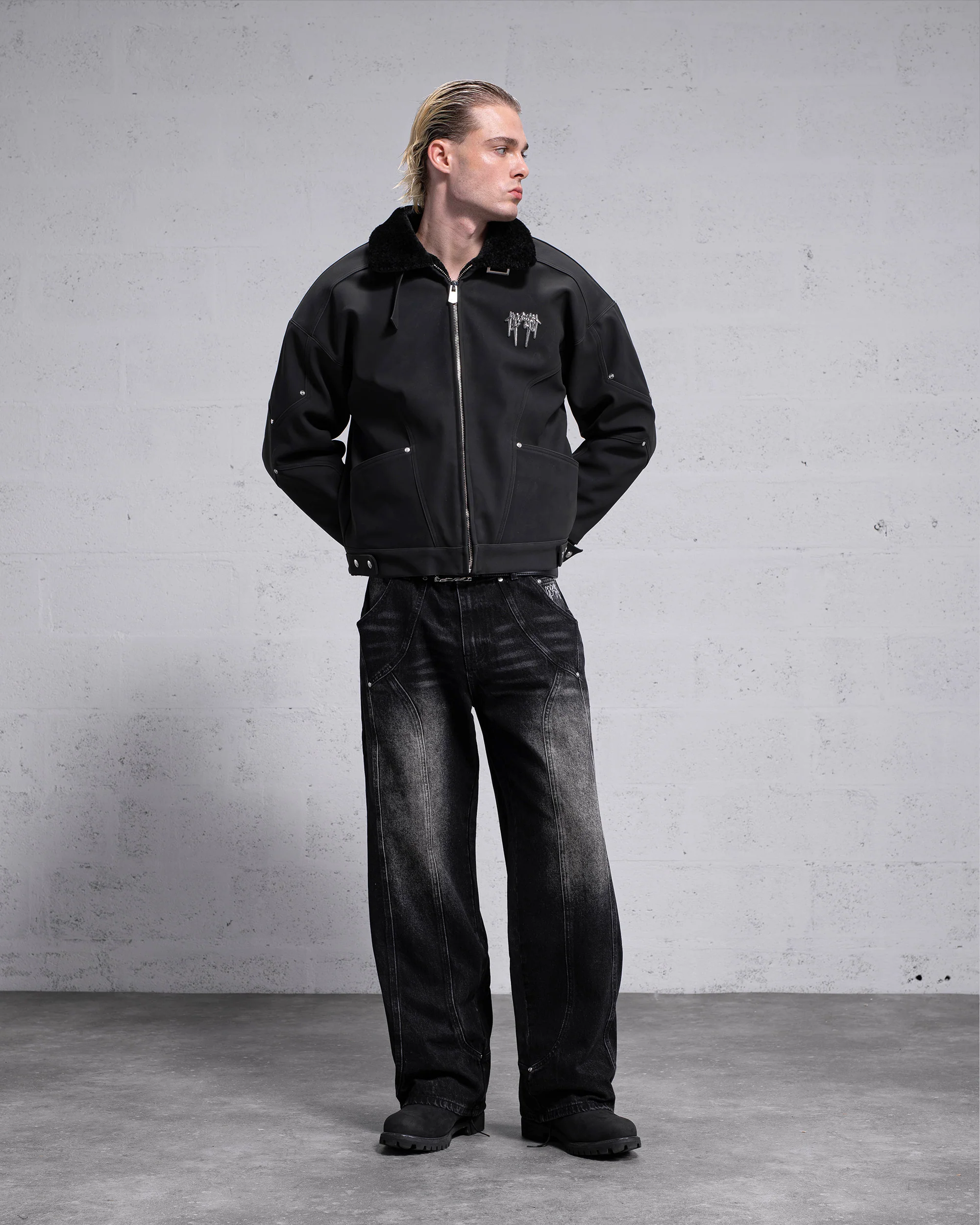 Veste Sherpa Eagle - Noir - Image 5