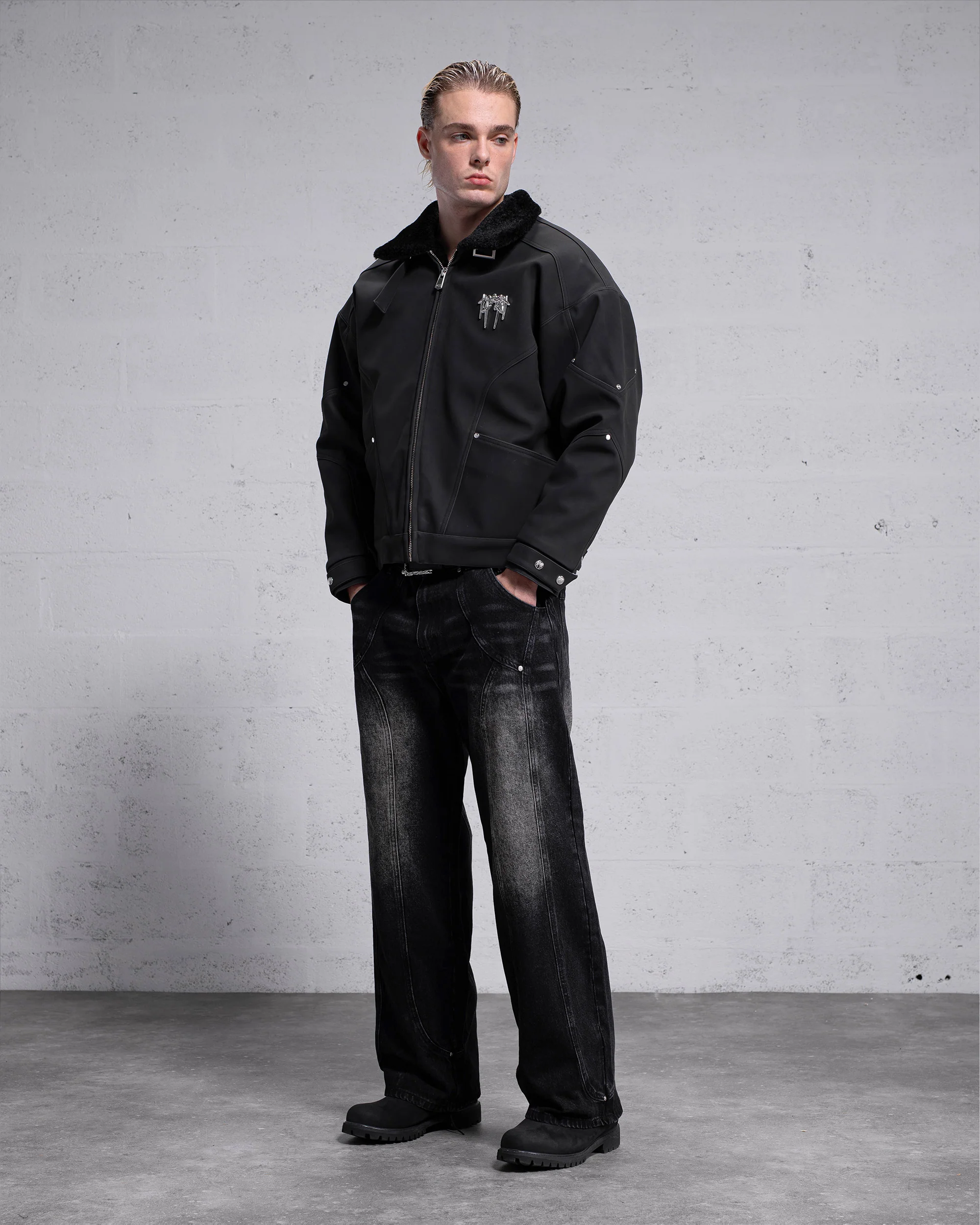 Veste Sherpa Eagle - Noir - Image 6