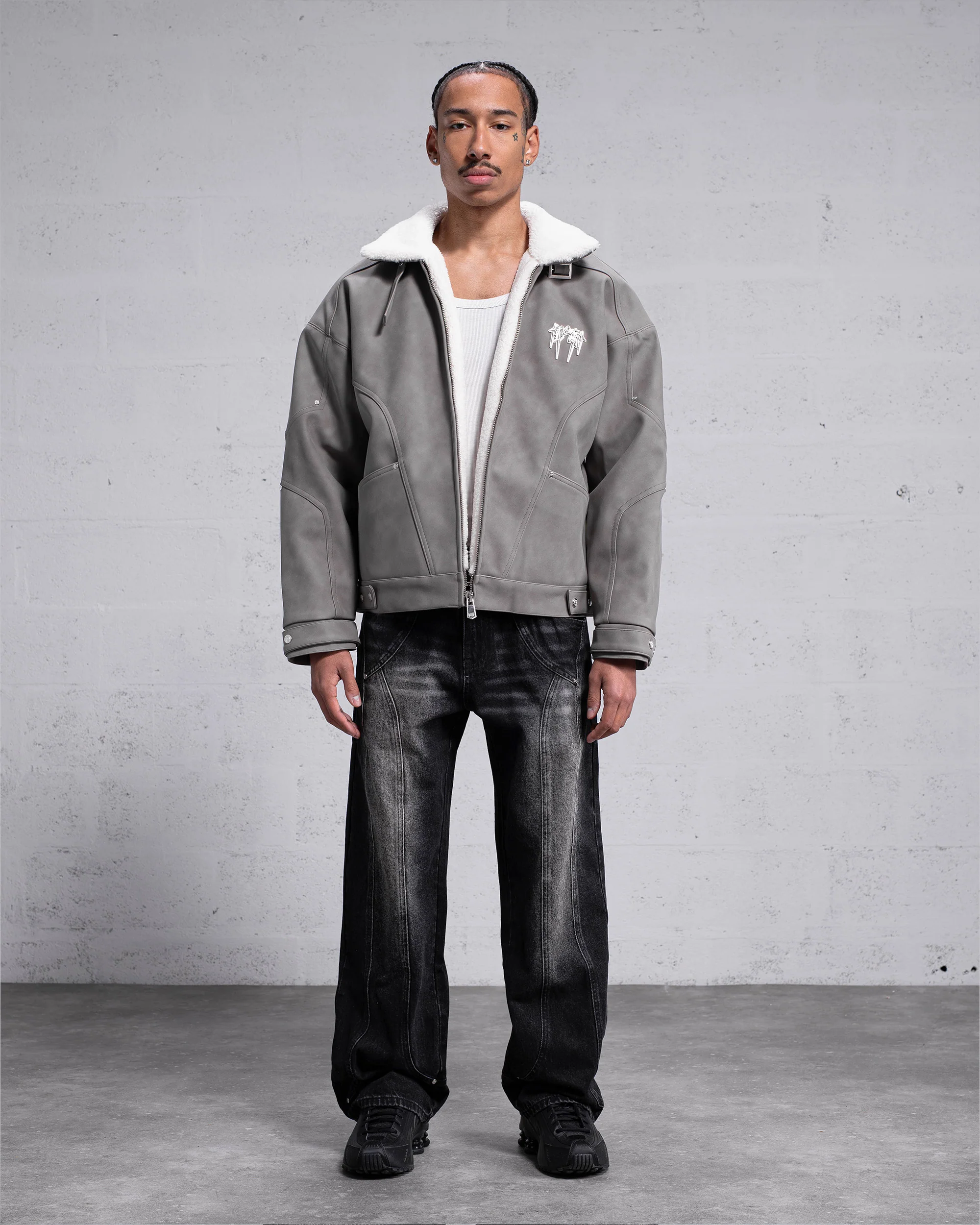 Veste Sherpa Eagle - Gris - Image 3