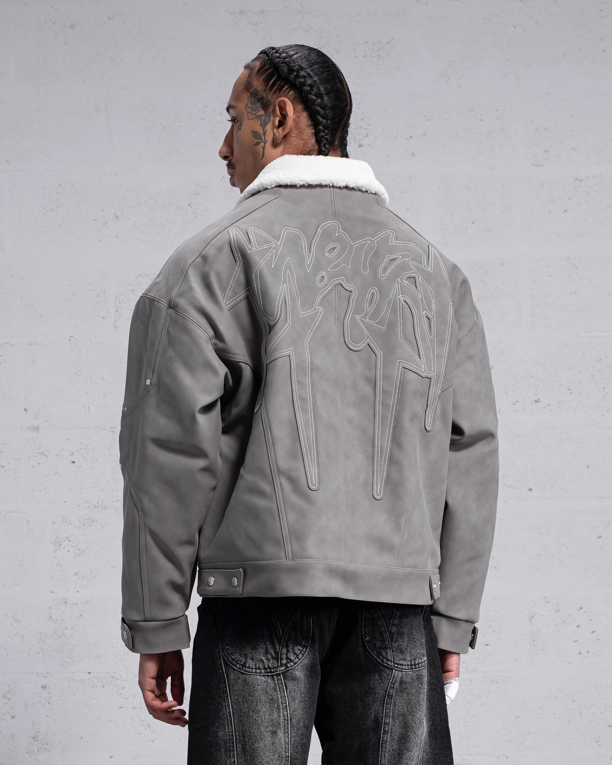 Veste Sherpa Eagle - Gris - Image 7