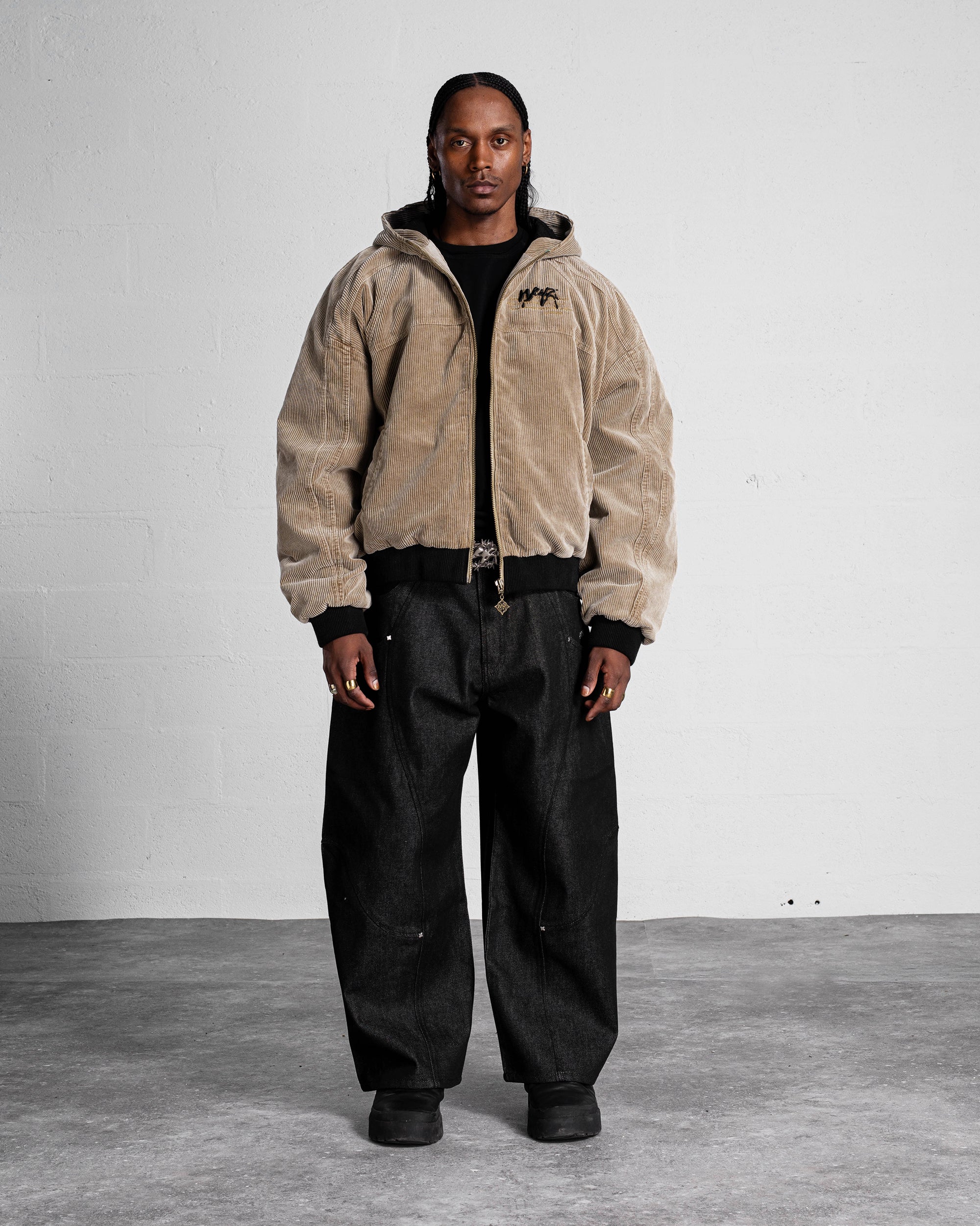VESTE "FADED" CORDUROY DÉLAVÉ - BEIGE - Image 3