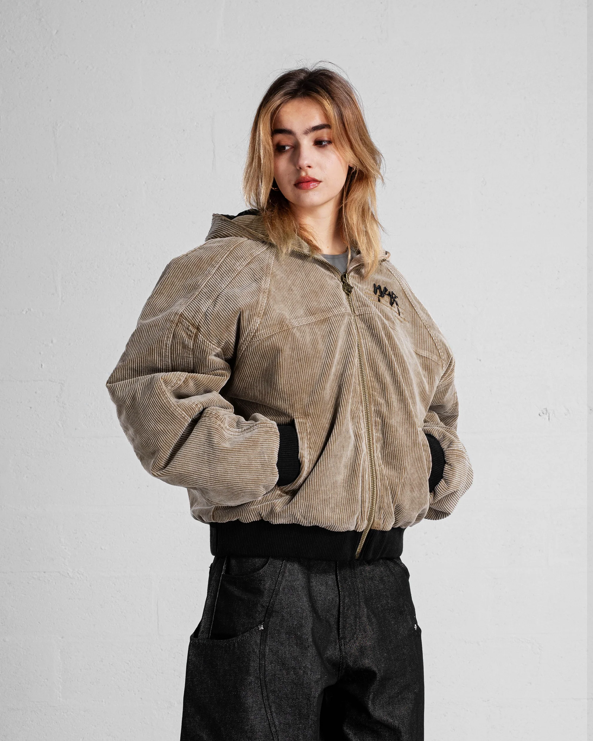VESTE "FADED" CORDUROY DÉLAVÉ - BEIGE - Image 8