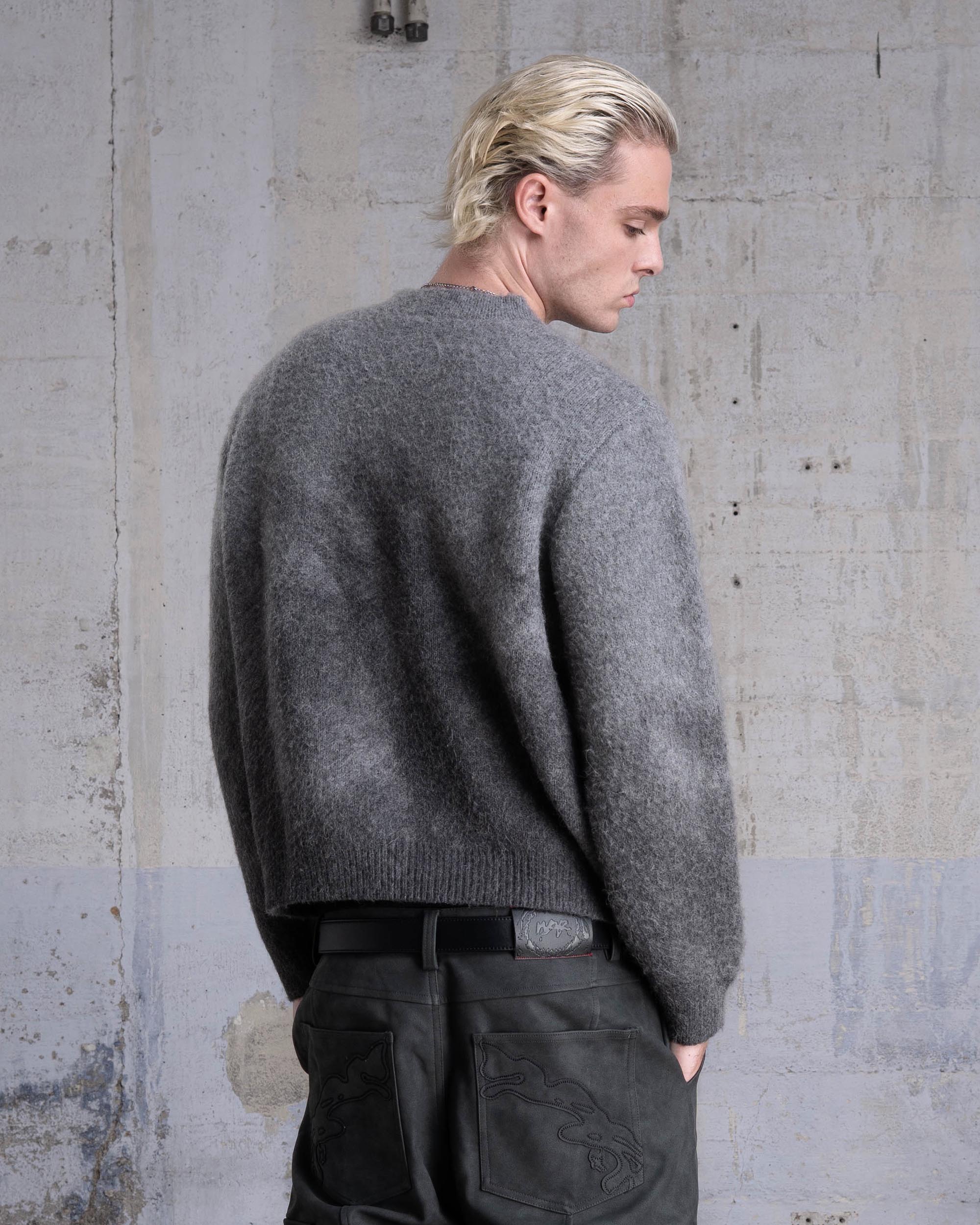 Faded "PUFFY" Knit - Gris foncé - Image 3