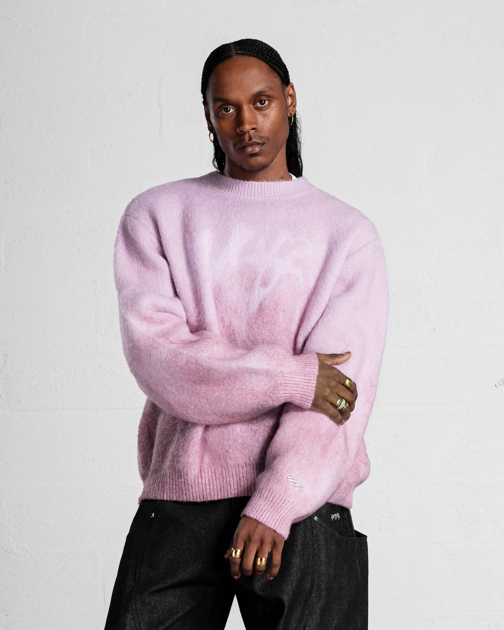 Faded "PUFFY" Knit - Rose - Image 3