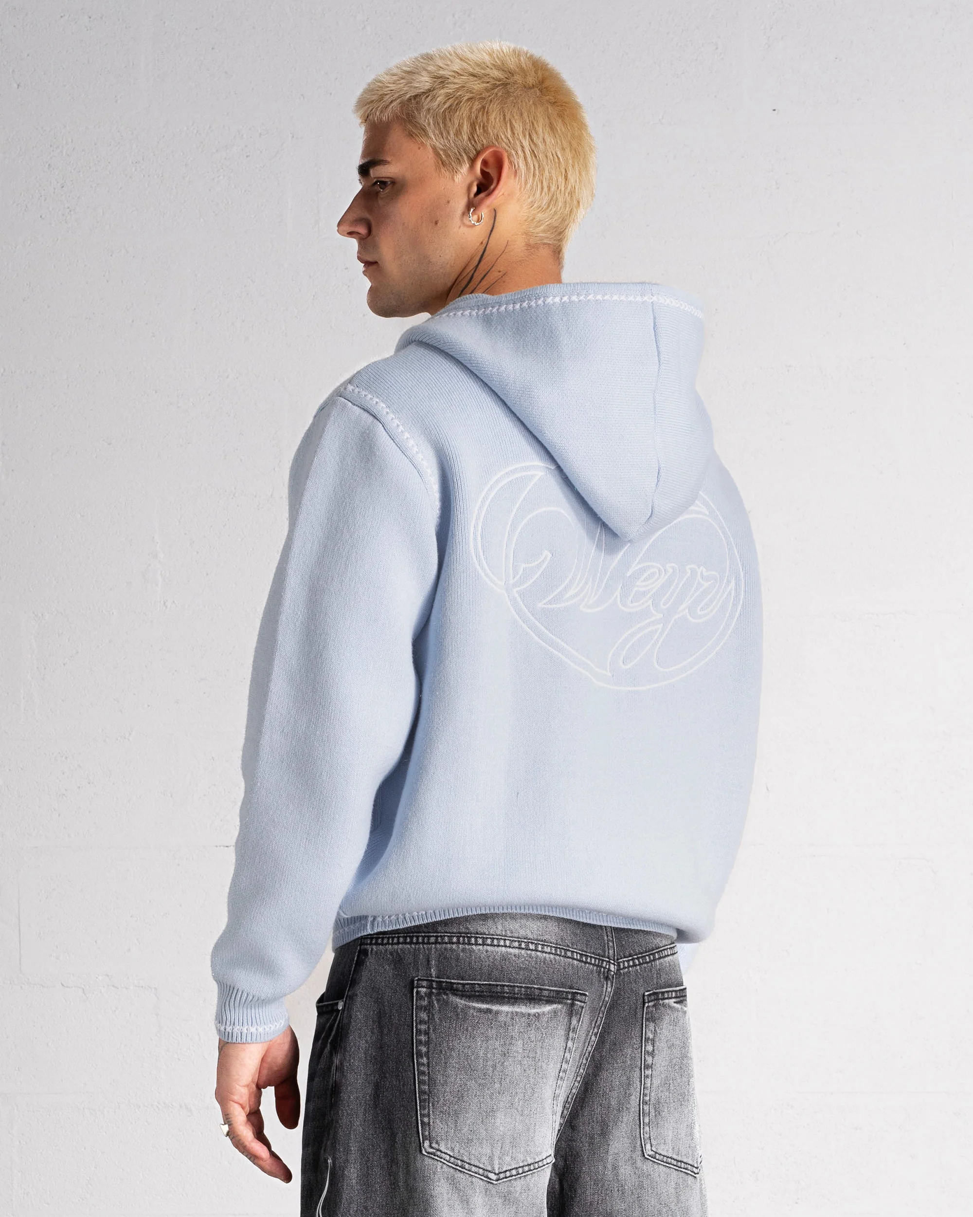 Gilet knit “GRACE” - Bleu Clair - Image 6