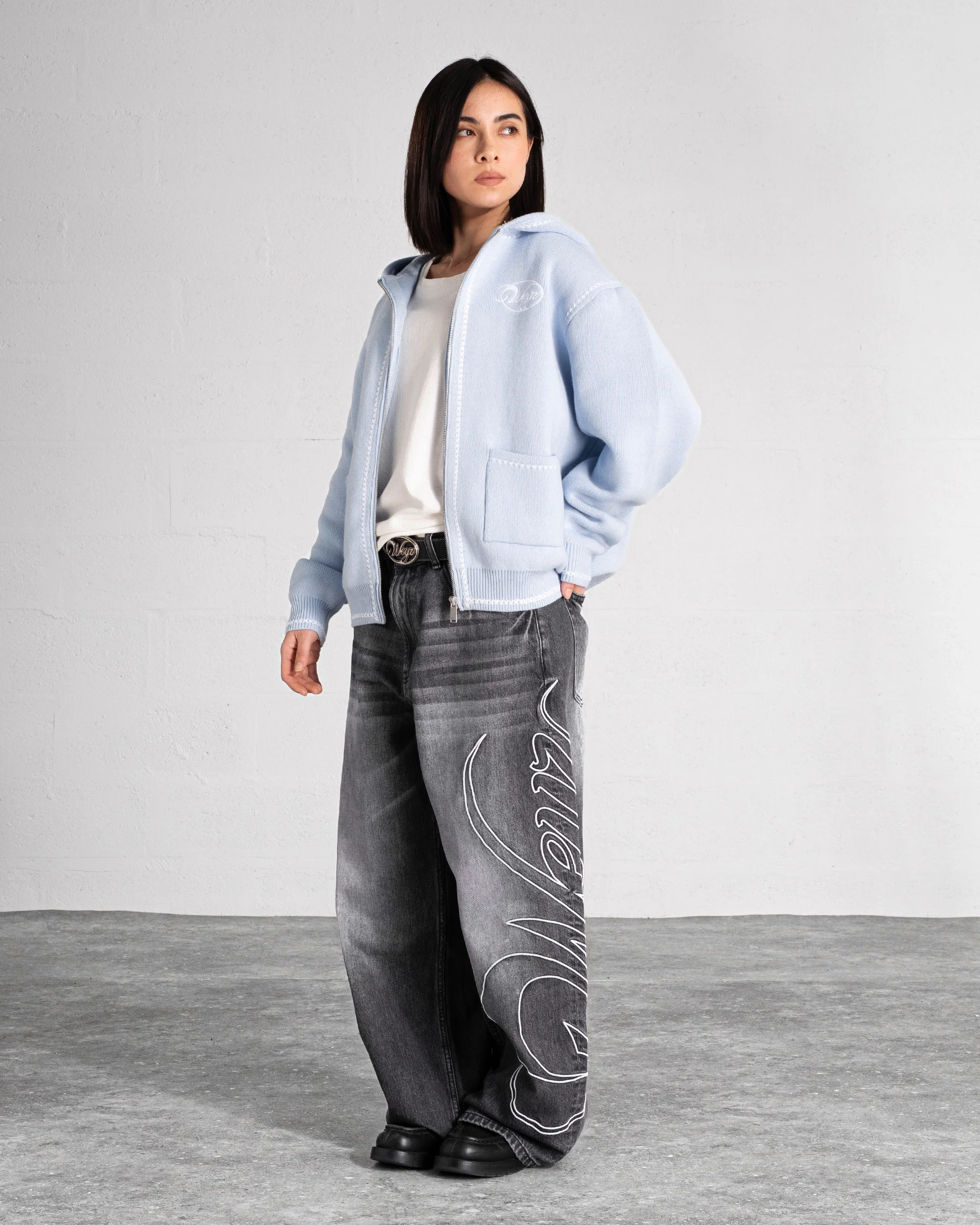 Gilet knit “GRACE” - Bleu Clair - Image 7