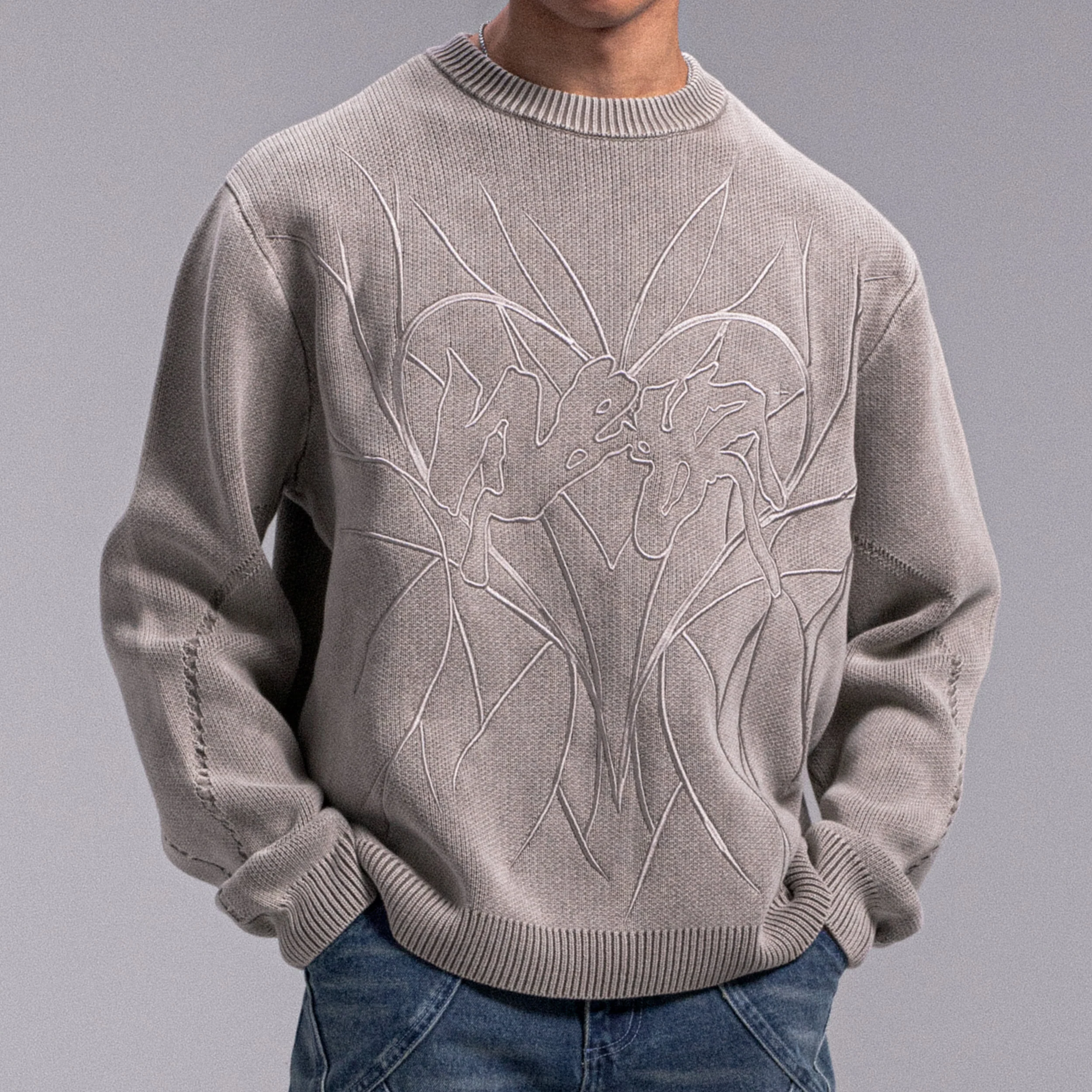 KNIT "HEART"  - Beige - Image 5