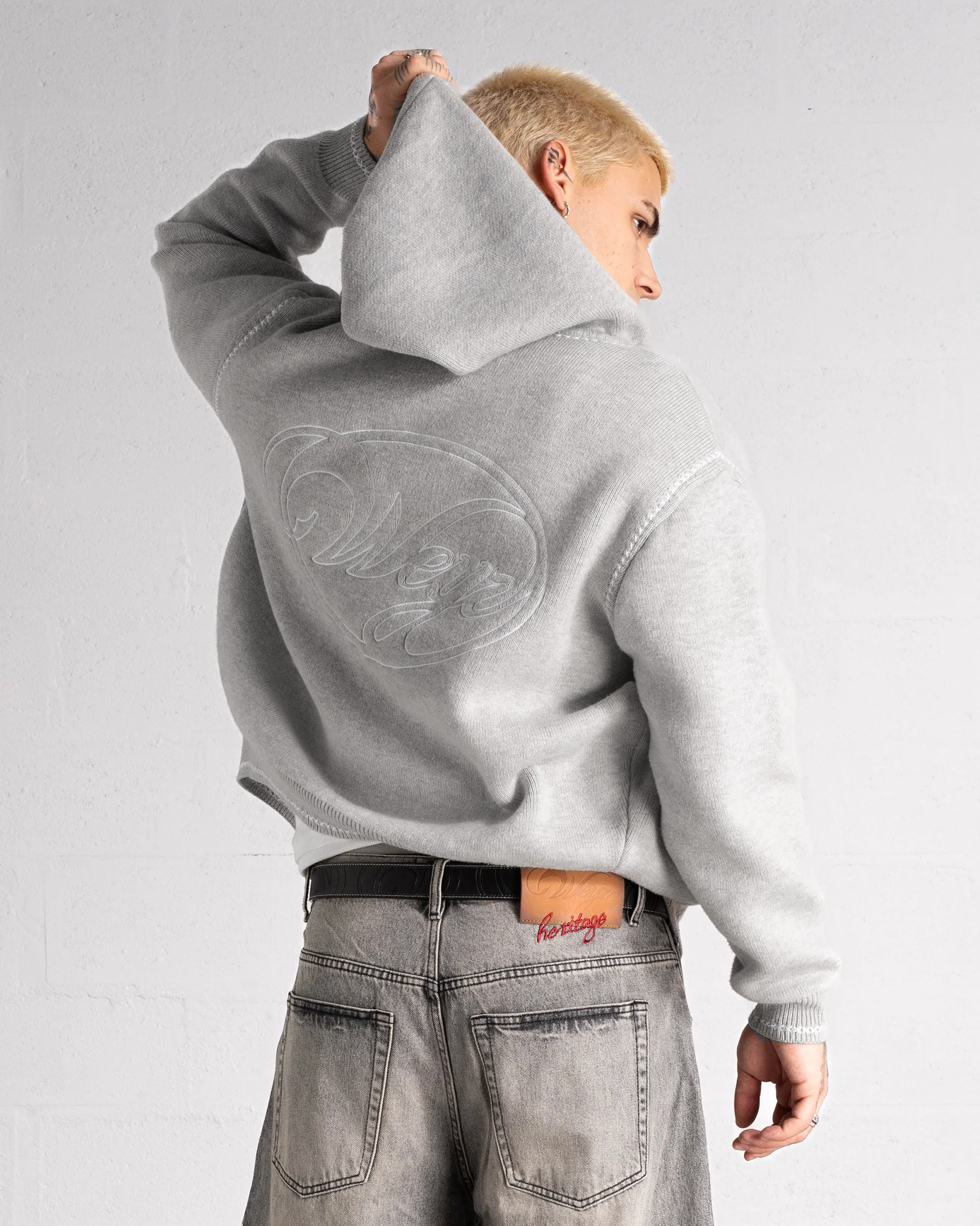 Gilet knit “GRACE” - Gris Chiné - Image 4