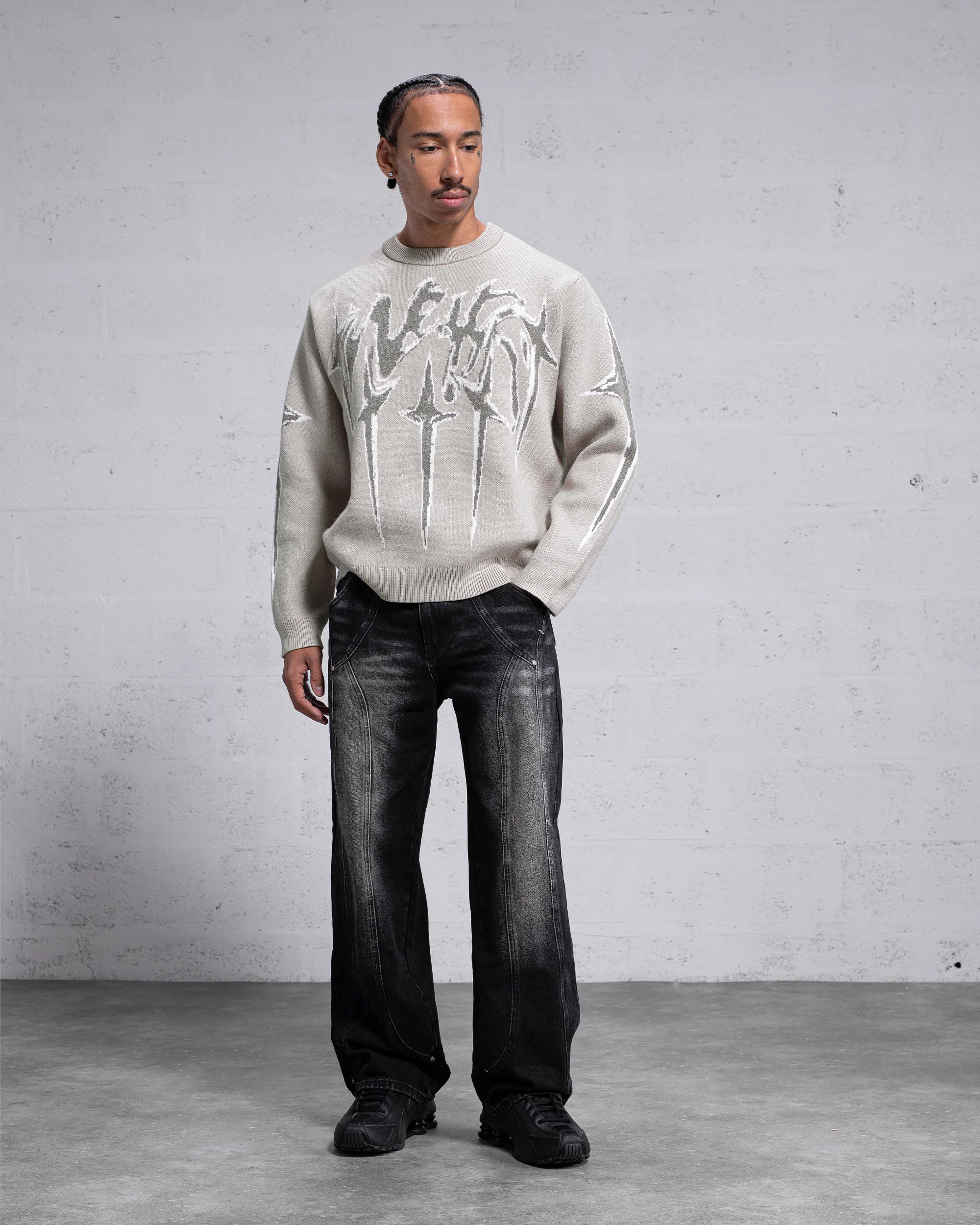 Knitwear "STARS" - Beige - Image 3