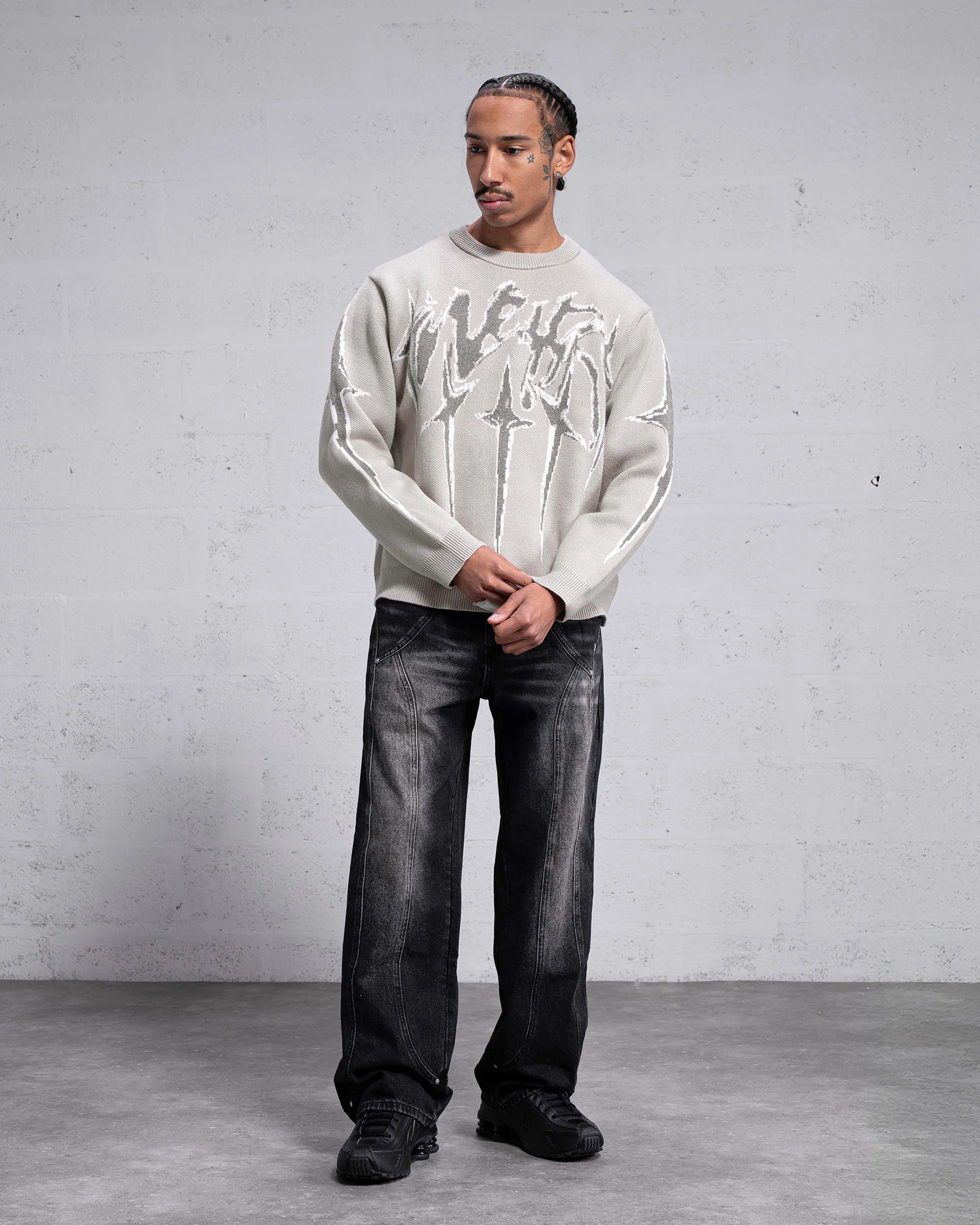 Knitwear "STARS" - Beige - Image 4