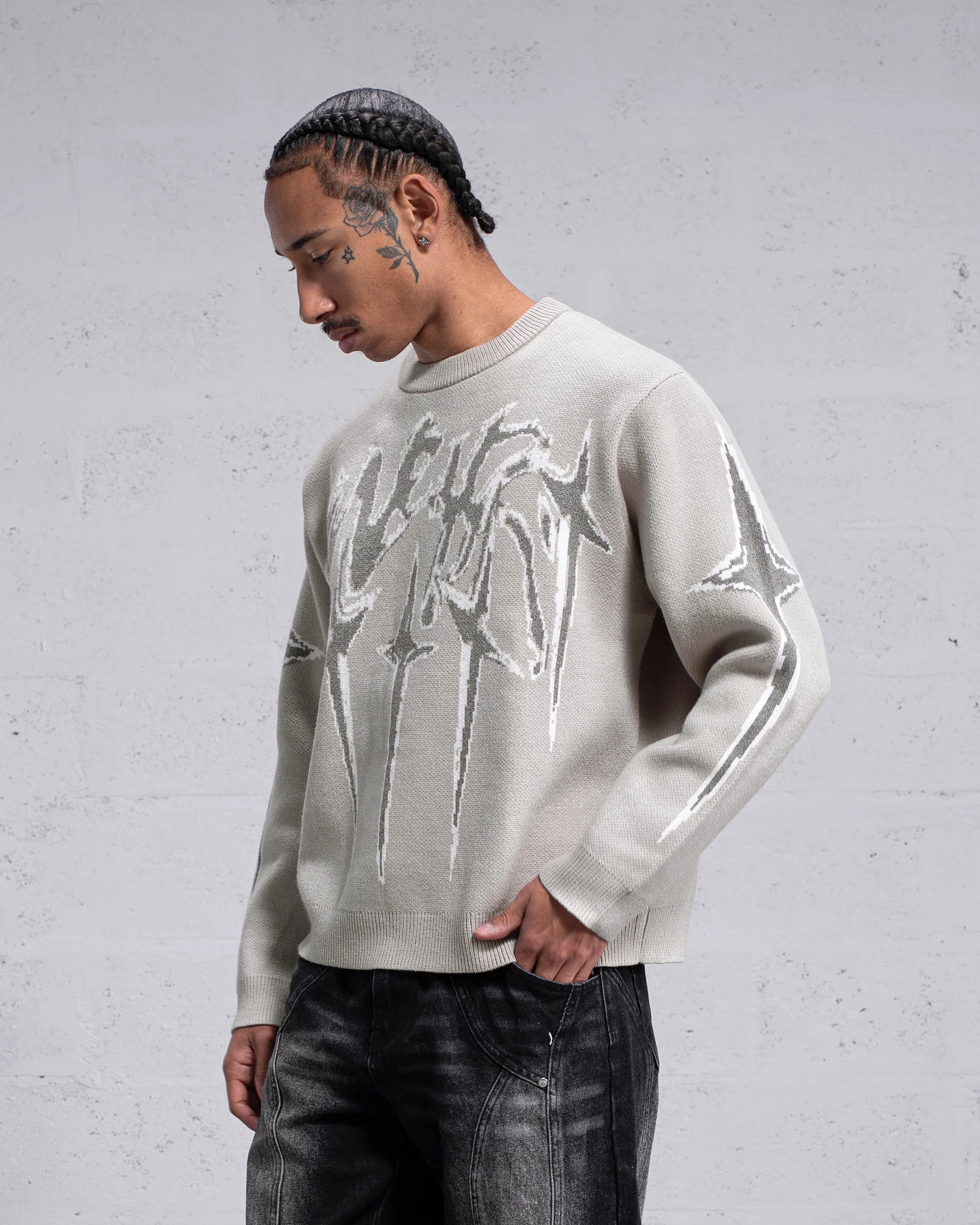 Knitwear "STARS" - Beige - Image 5