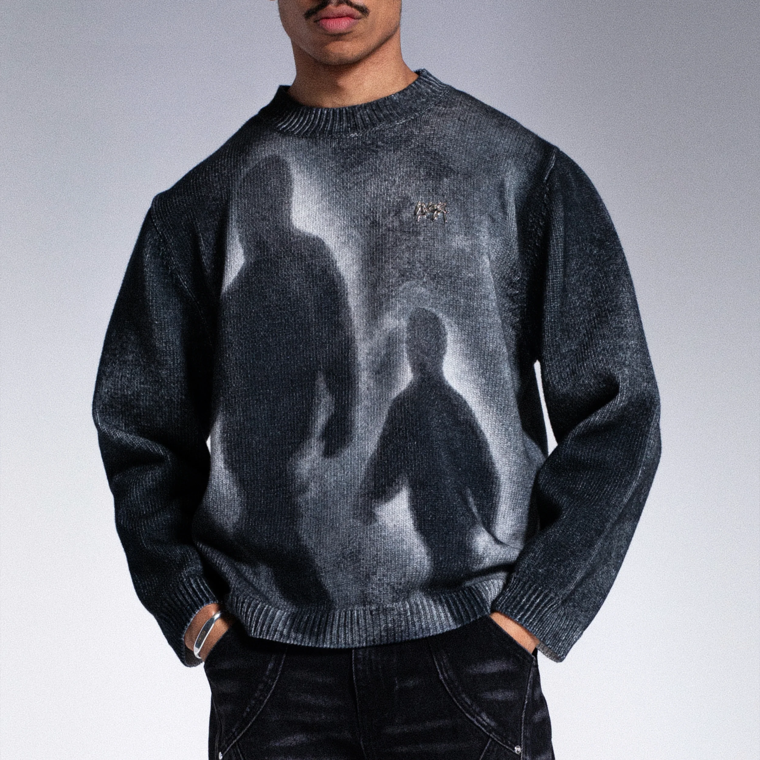 "LEGACY" Knitwear - Noir - Image 3