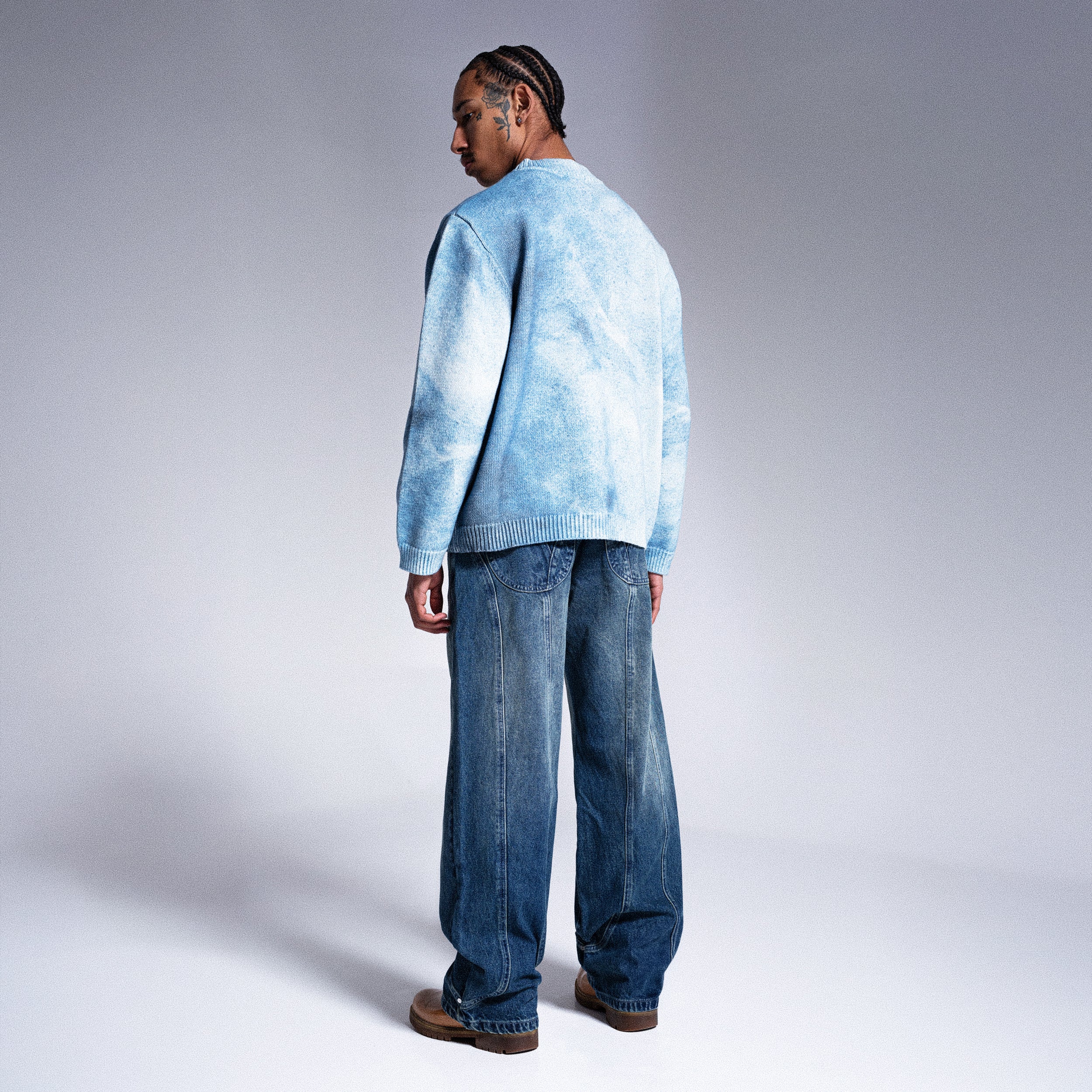 "LEGACY" Knitwear - Bleu - Image 5
