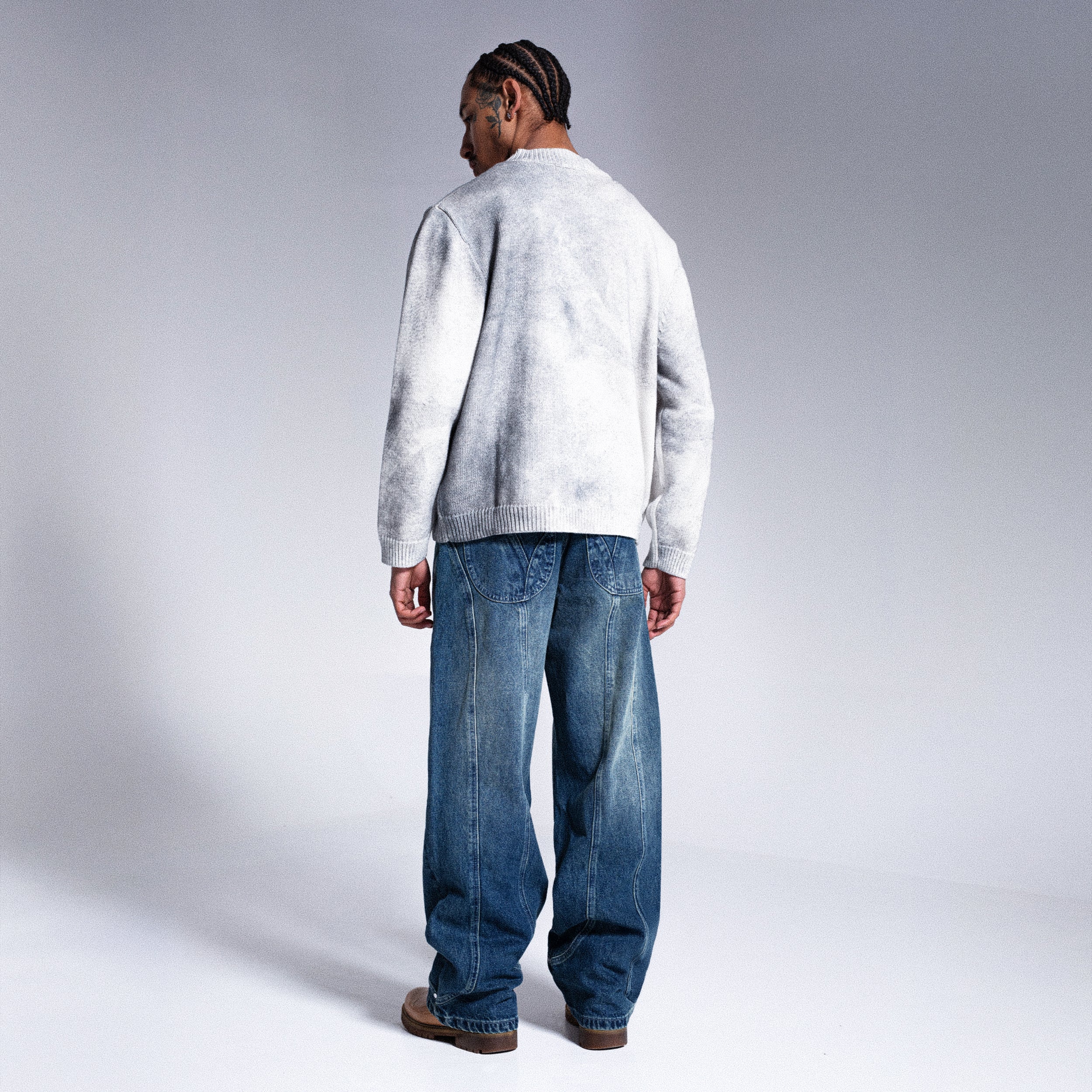 "LEGACY" Knitwear - Gris clair - Image 5