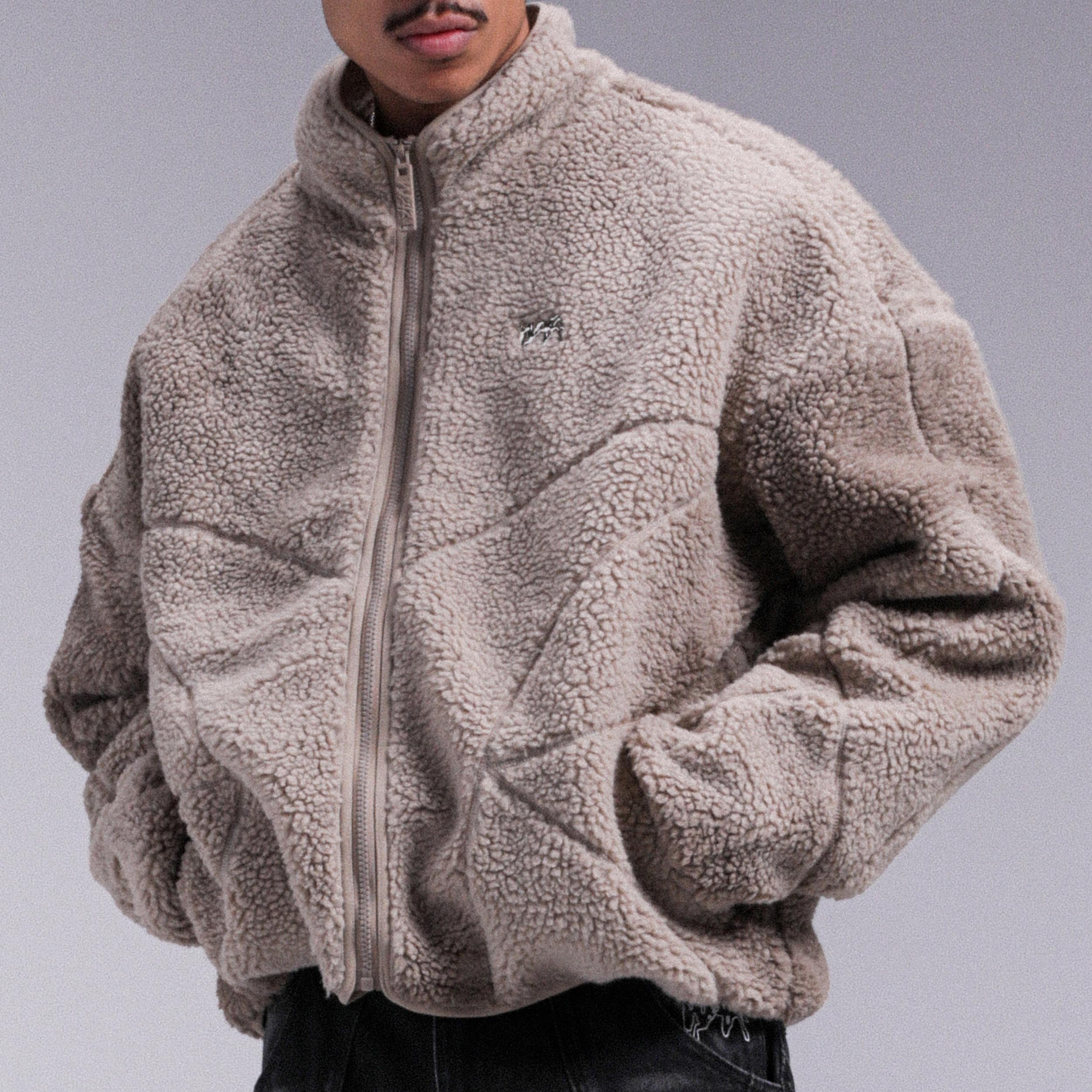 Veste Sherpa "MOON" - Beige - Image 4