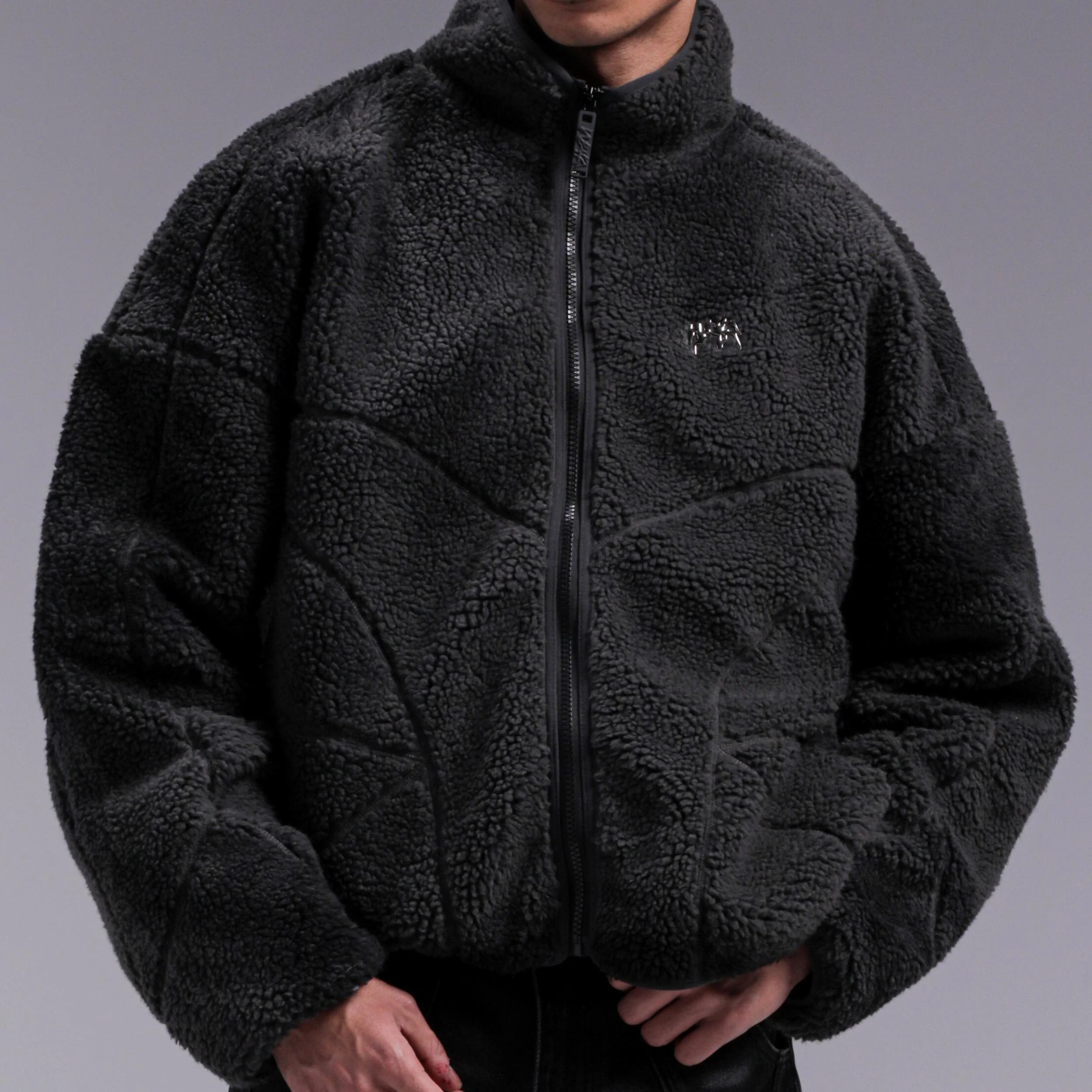 Veste Sherpa "MOON" - Noir - Image 6