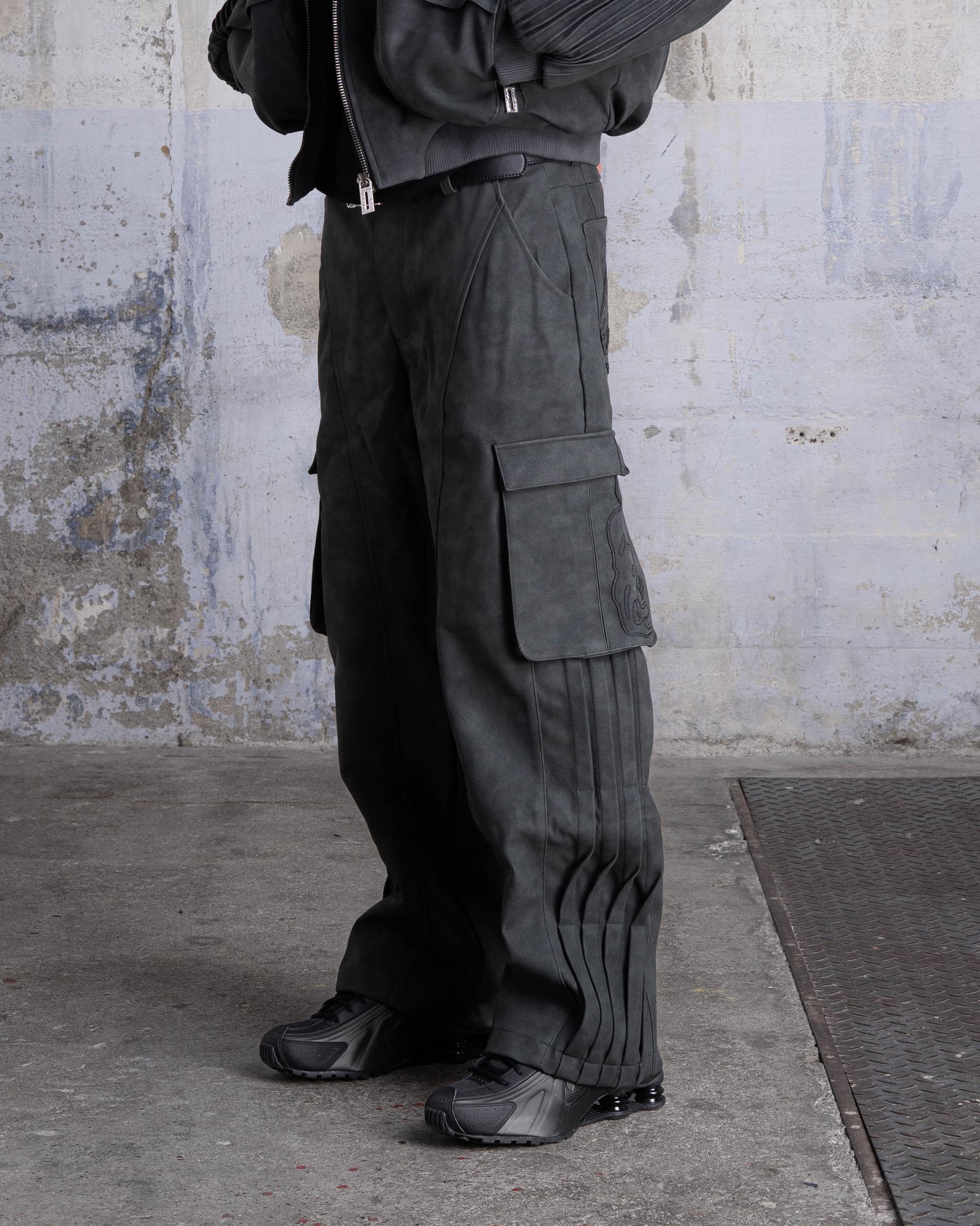 Pantalon Cargo "SHARK" - Gris foncé - Image 3