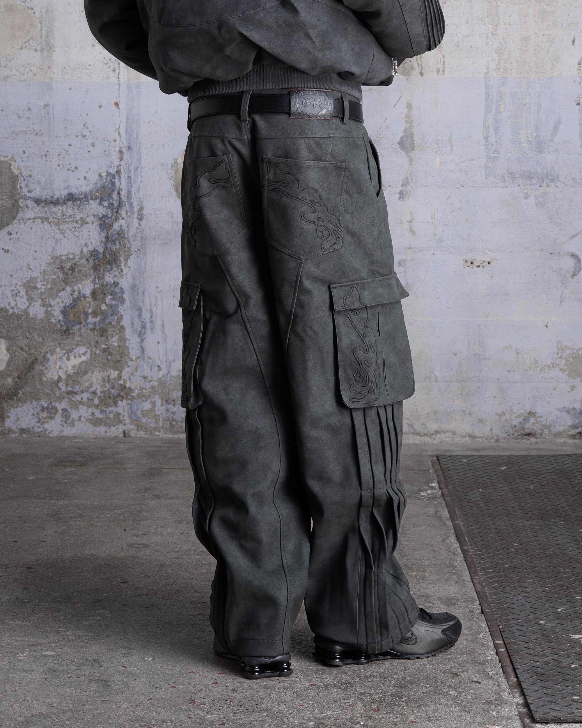 Pantalon Cargo "SHARK" - Gris foncé - Image 6