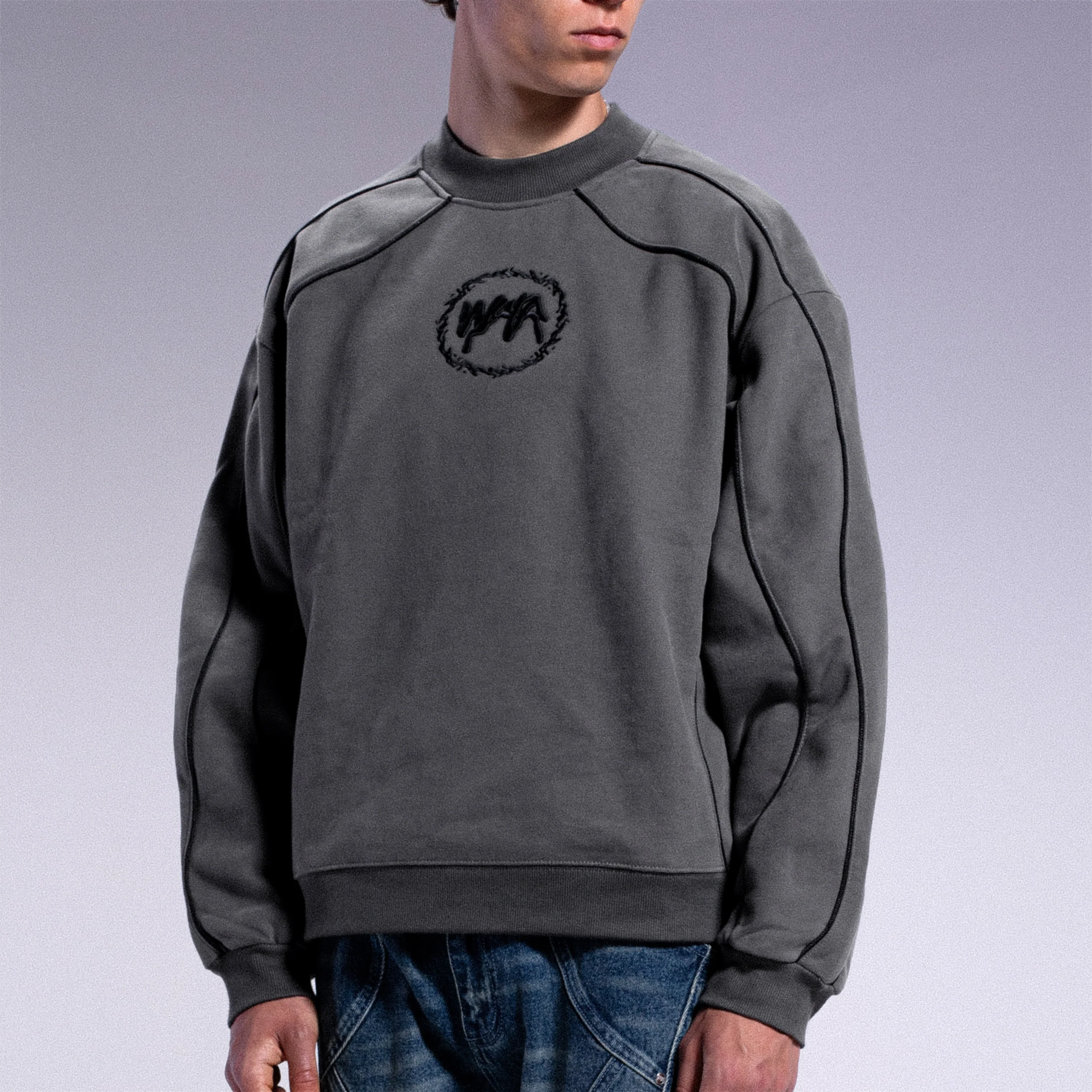 Crewneck Doux - Gris foncé - Image 3