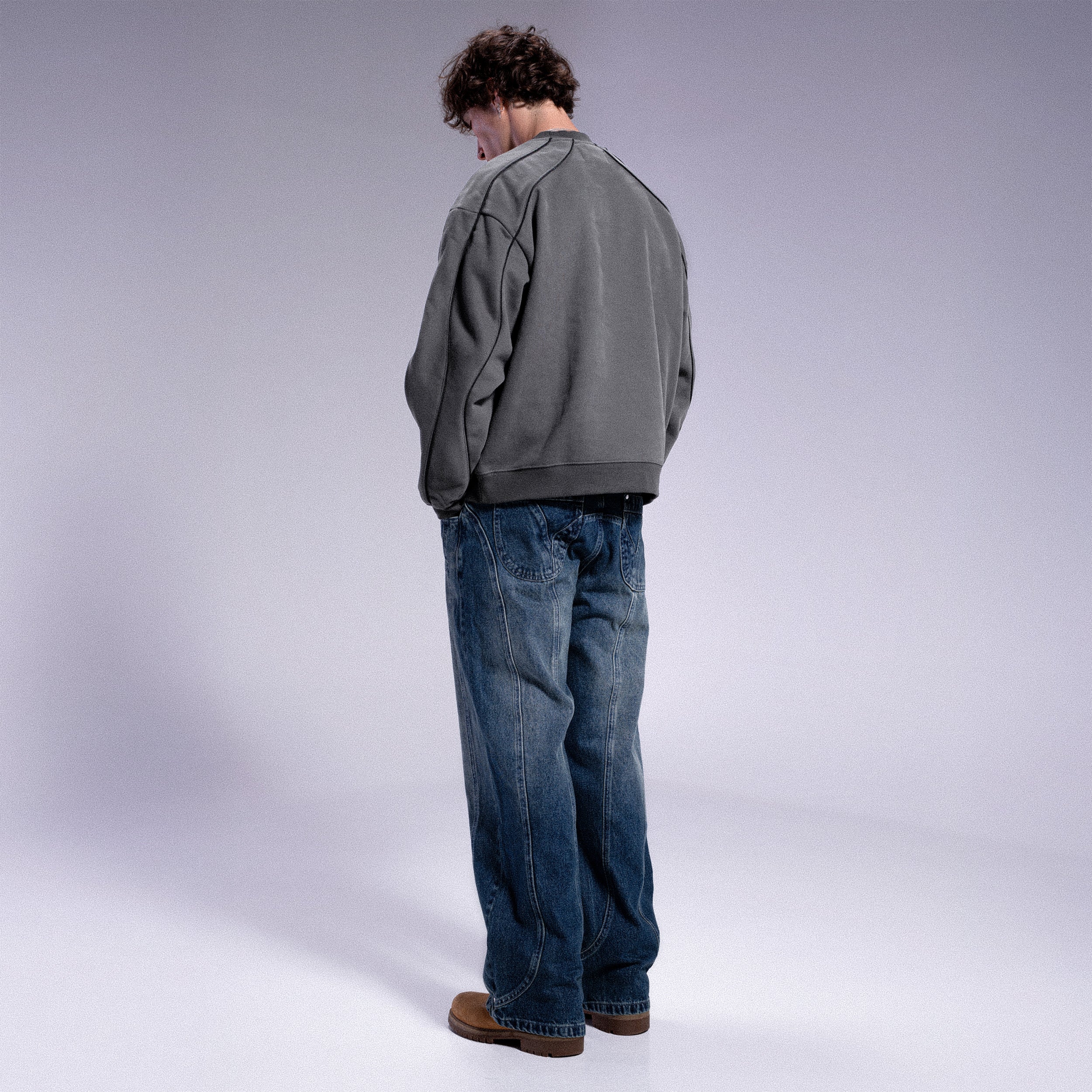 Crewneck Doux - Gris foncé - Image 5