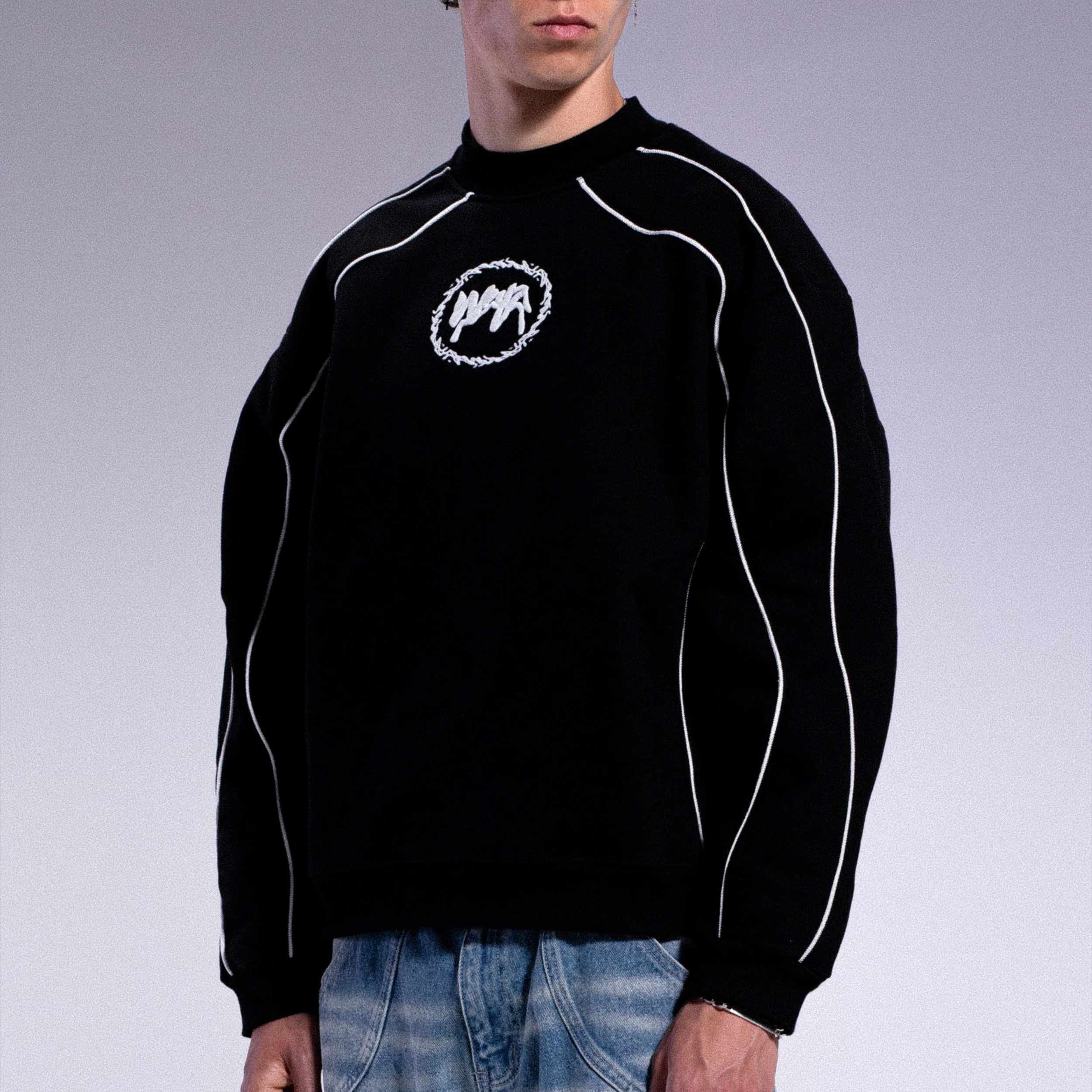 Crewneck Doux - Noir - Image 3