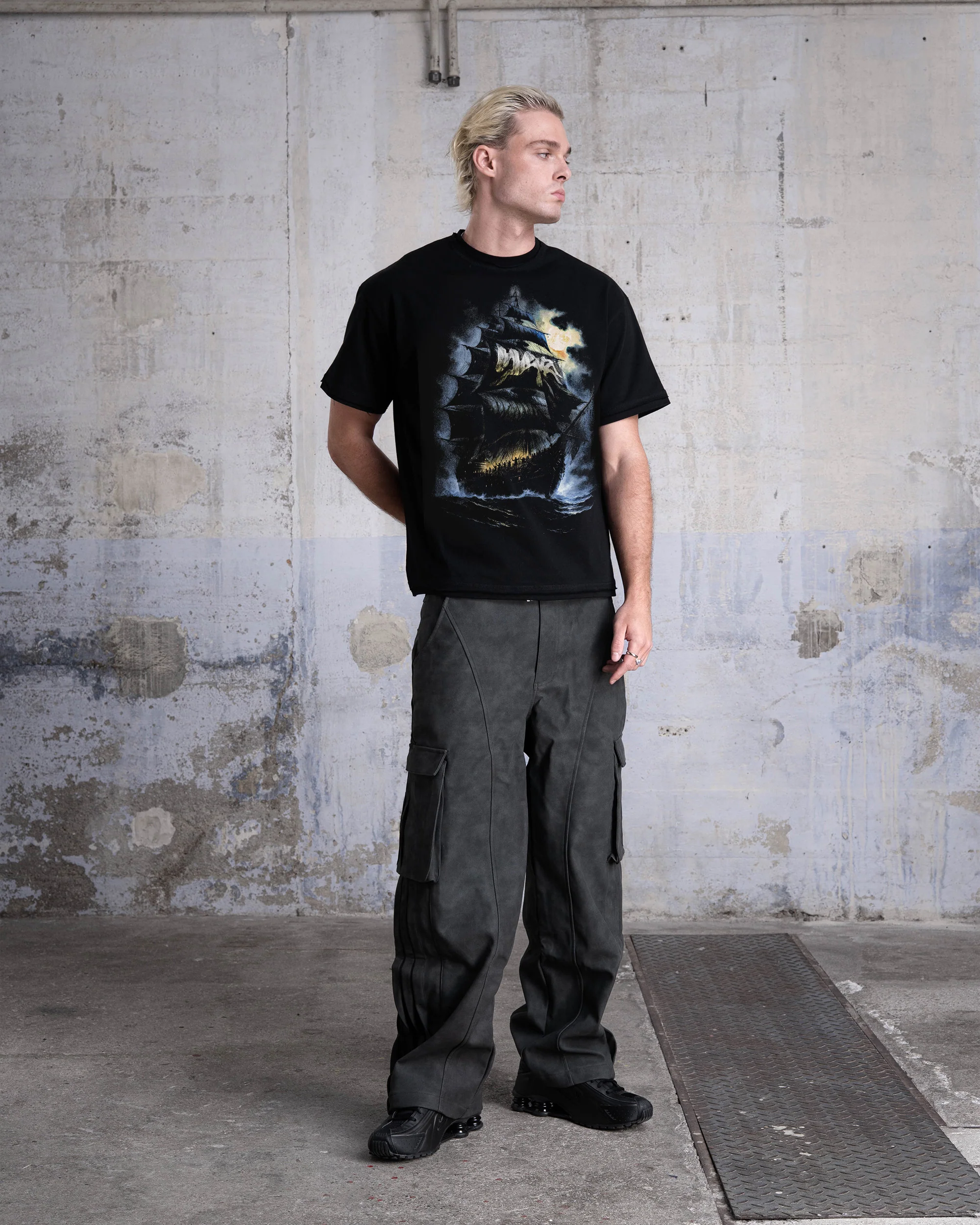 T-SHIRT "BLACK FLAG" - NOIR - Image 3