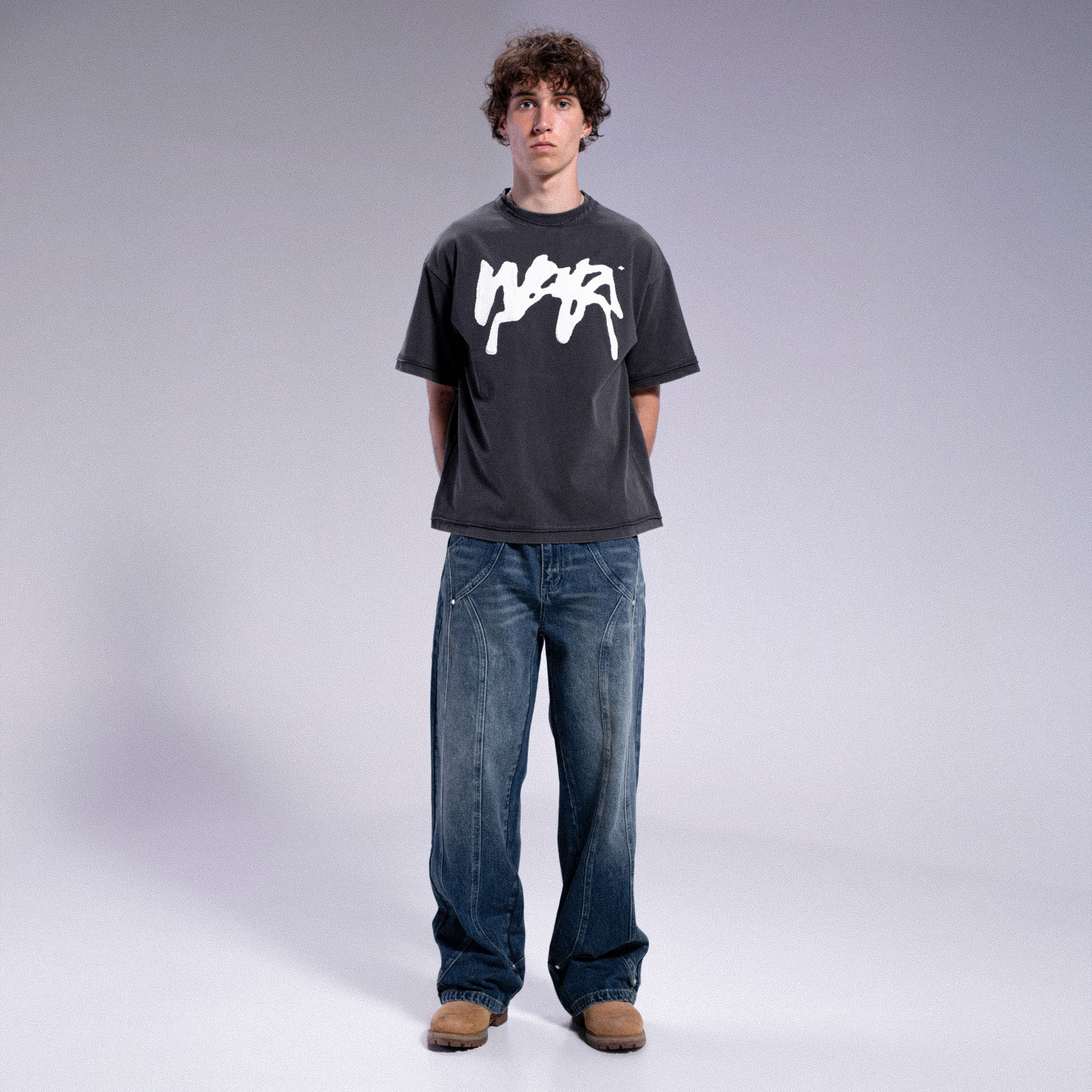 Tee-shirt "PROPAGANDA" - Gris Requin - Image 4