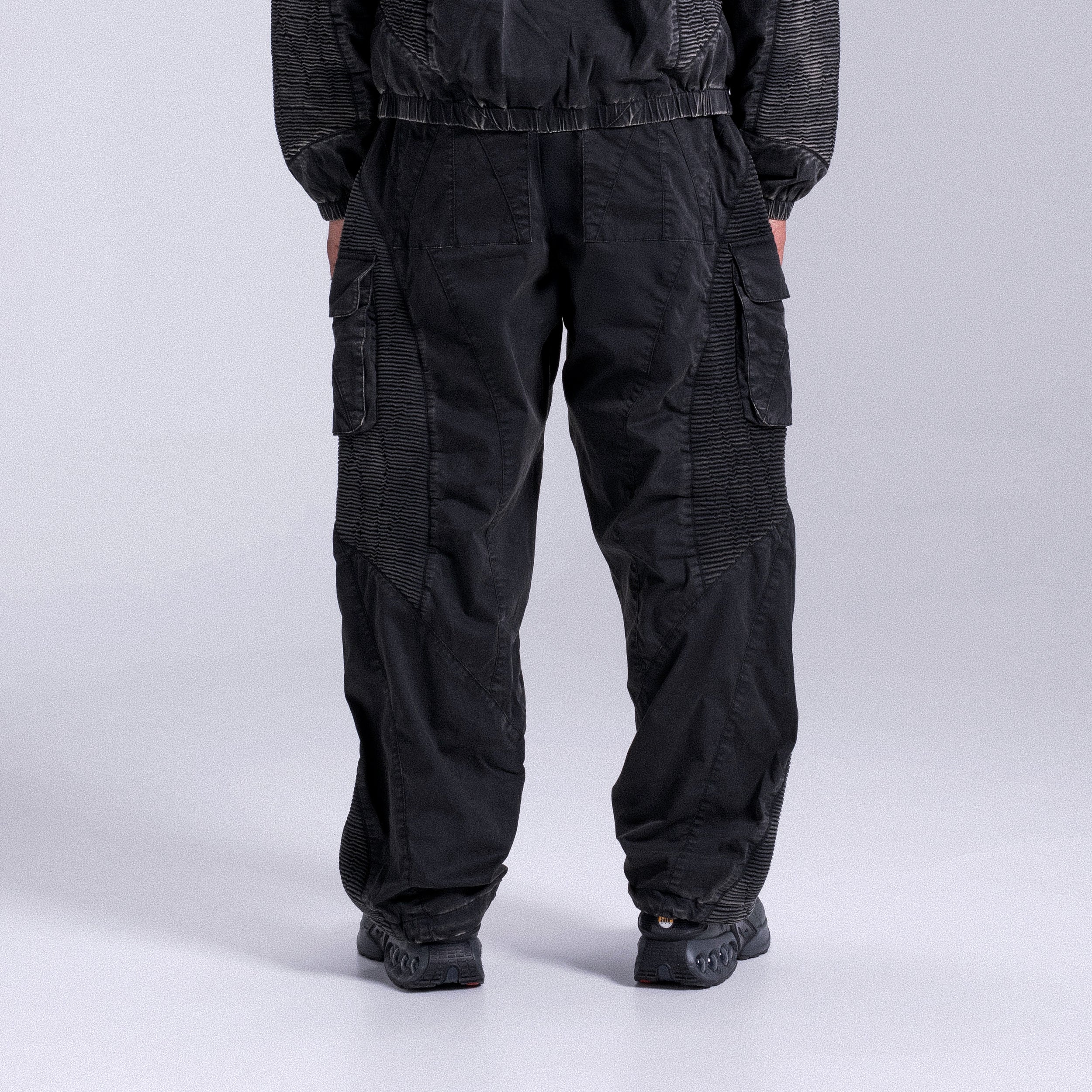 Track Pants "STRIPE" - Black - Image 4