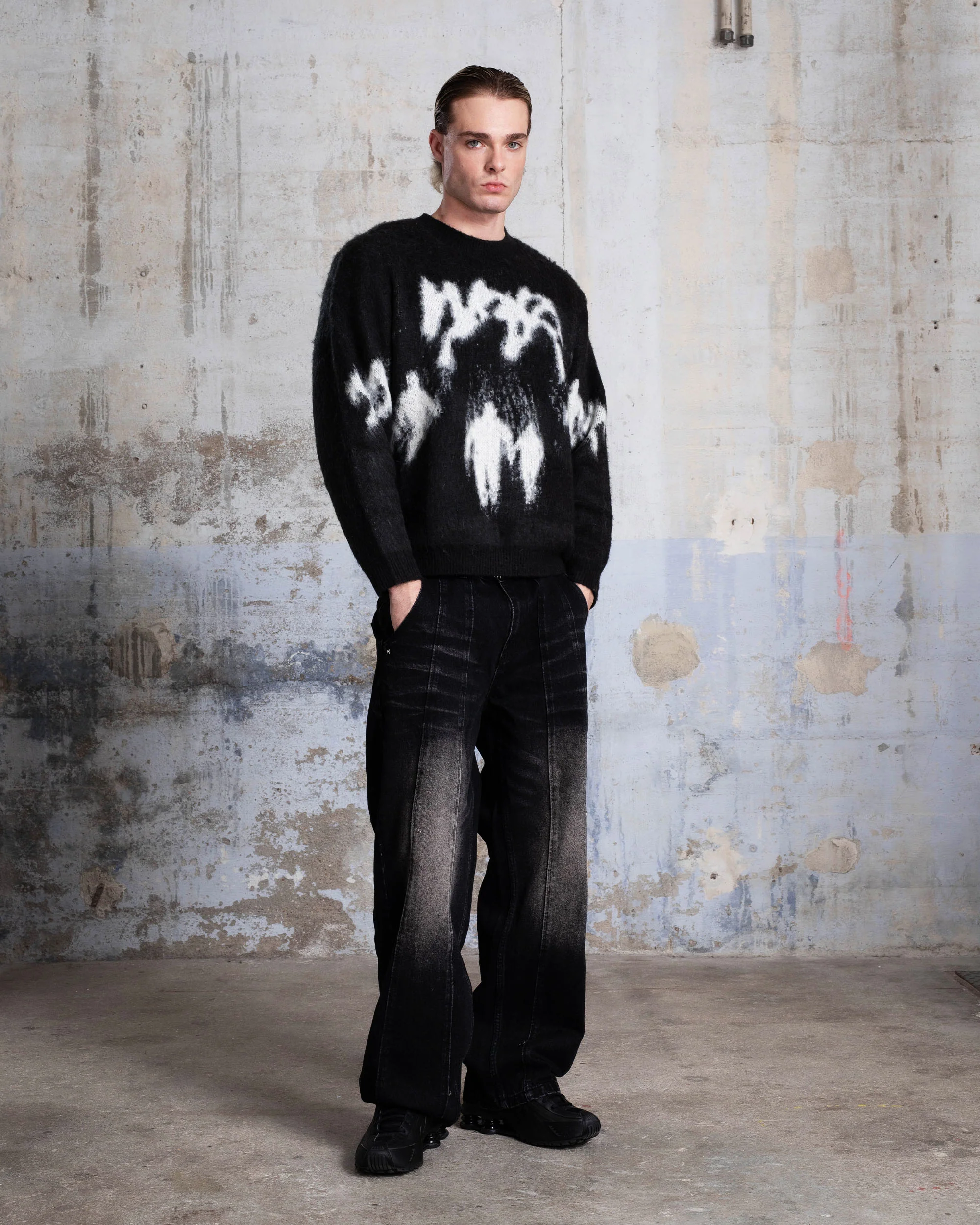 "ULTRA" PULL MOHAIR - NOIR - Image 2