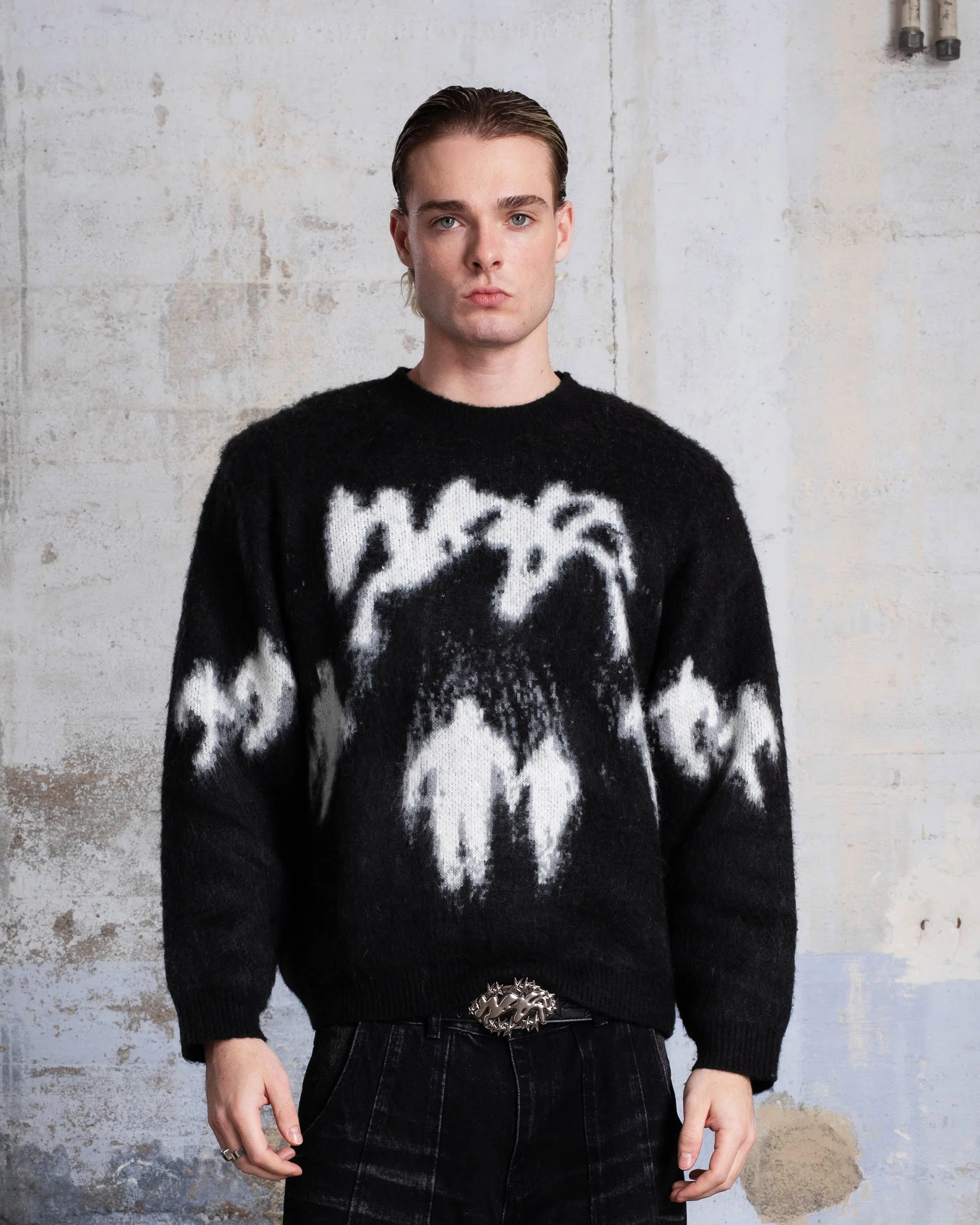 "ULTRA" PULL MOHAIR - NOIR - Image 3