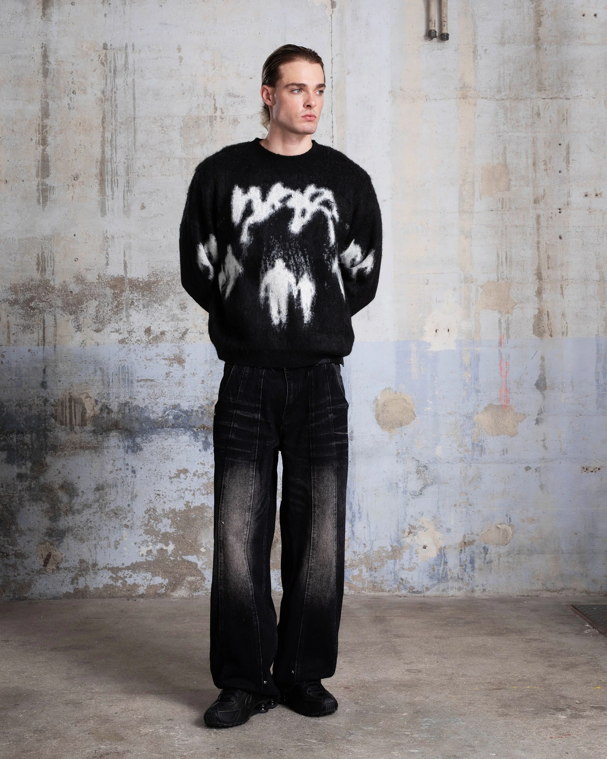 "ULTRA" PULL MOHAIR - NOIR - Image 4