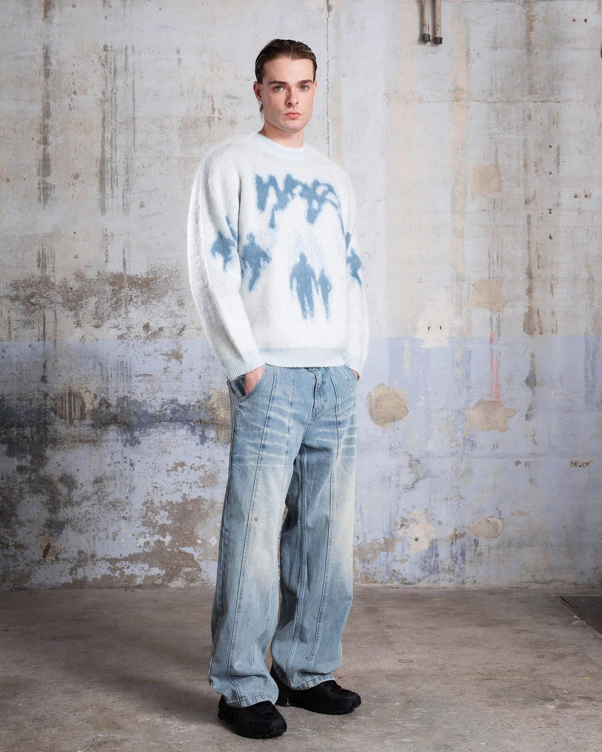 "ULTRA" PULL MOHAIR - BLANC - Image 4