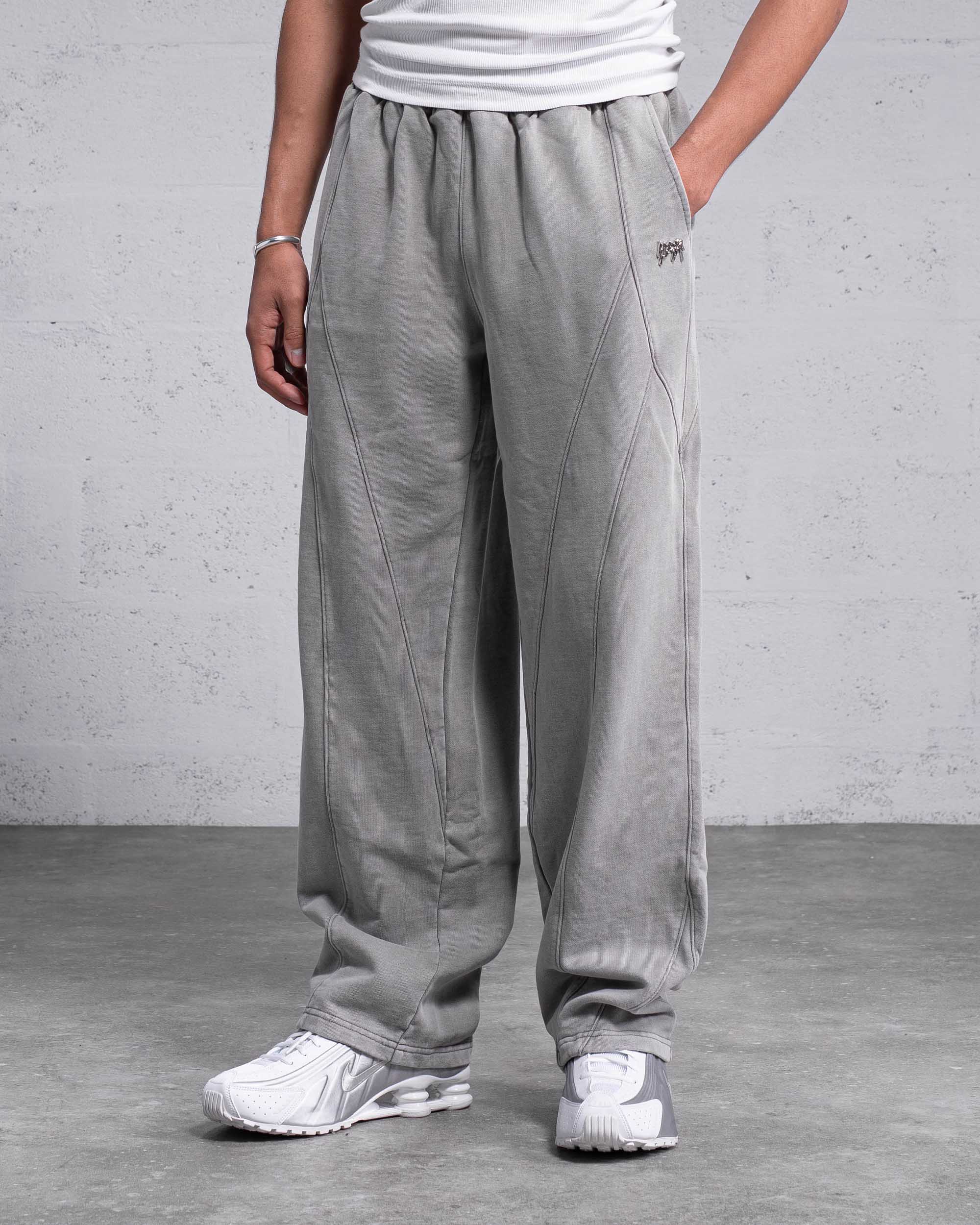 Vintage Jogger Pants Weyz - Gris clair - Image 3